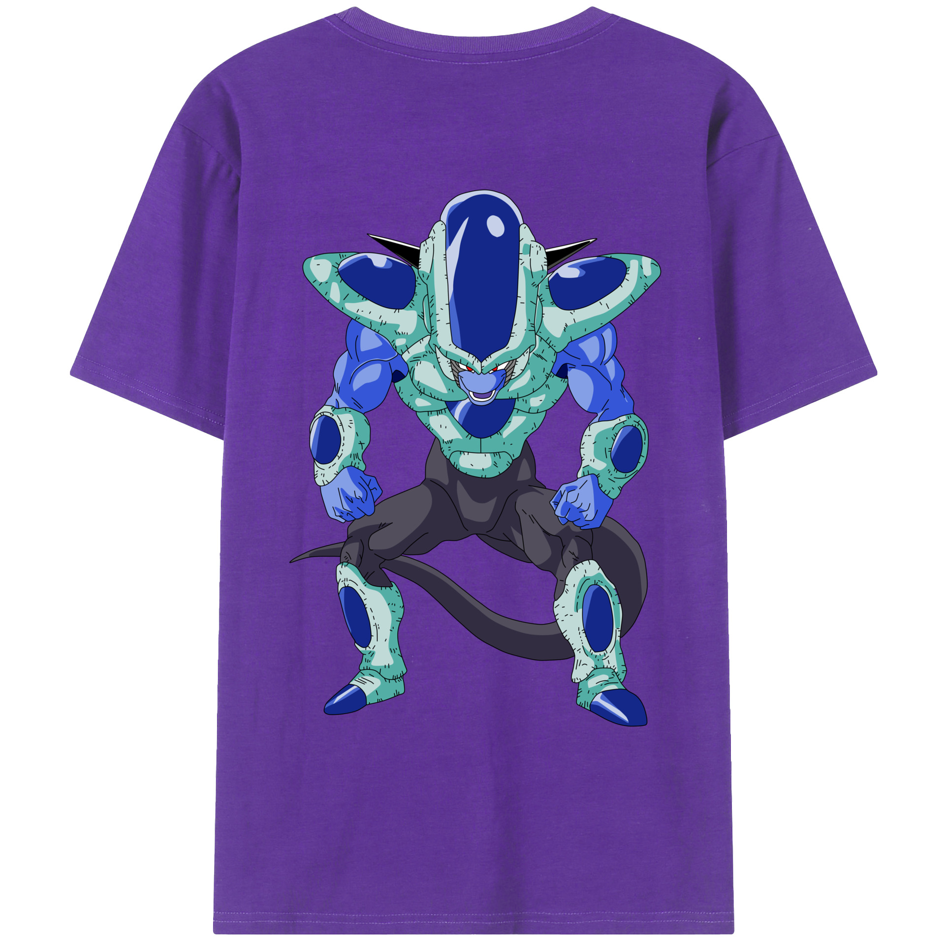 （画像用） ドラゴンボール フリーザ DRAGON BALL Frieza 綿100％ メンズ半袖Tシャツ（バックプリント） 通気性