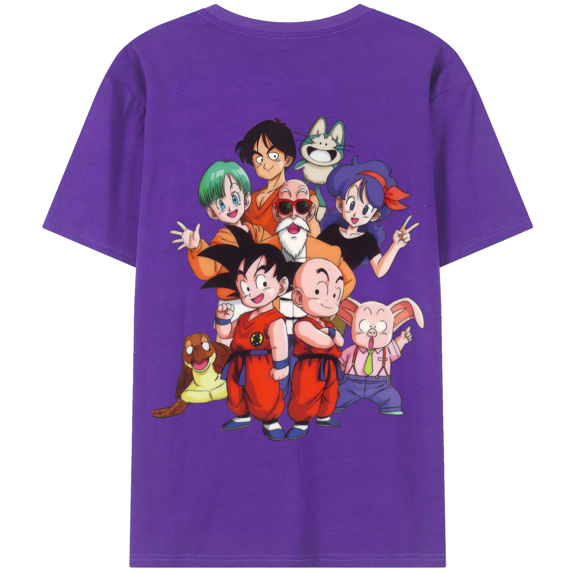 （画像用） ドラゴンボール DRAGON BALL 綿100％ メンズ半袖Tシャツ（バックプリント） 通気性