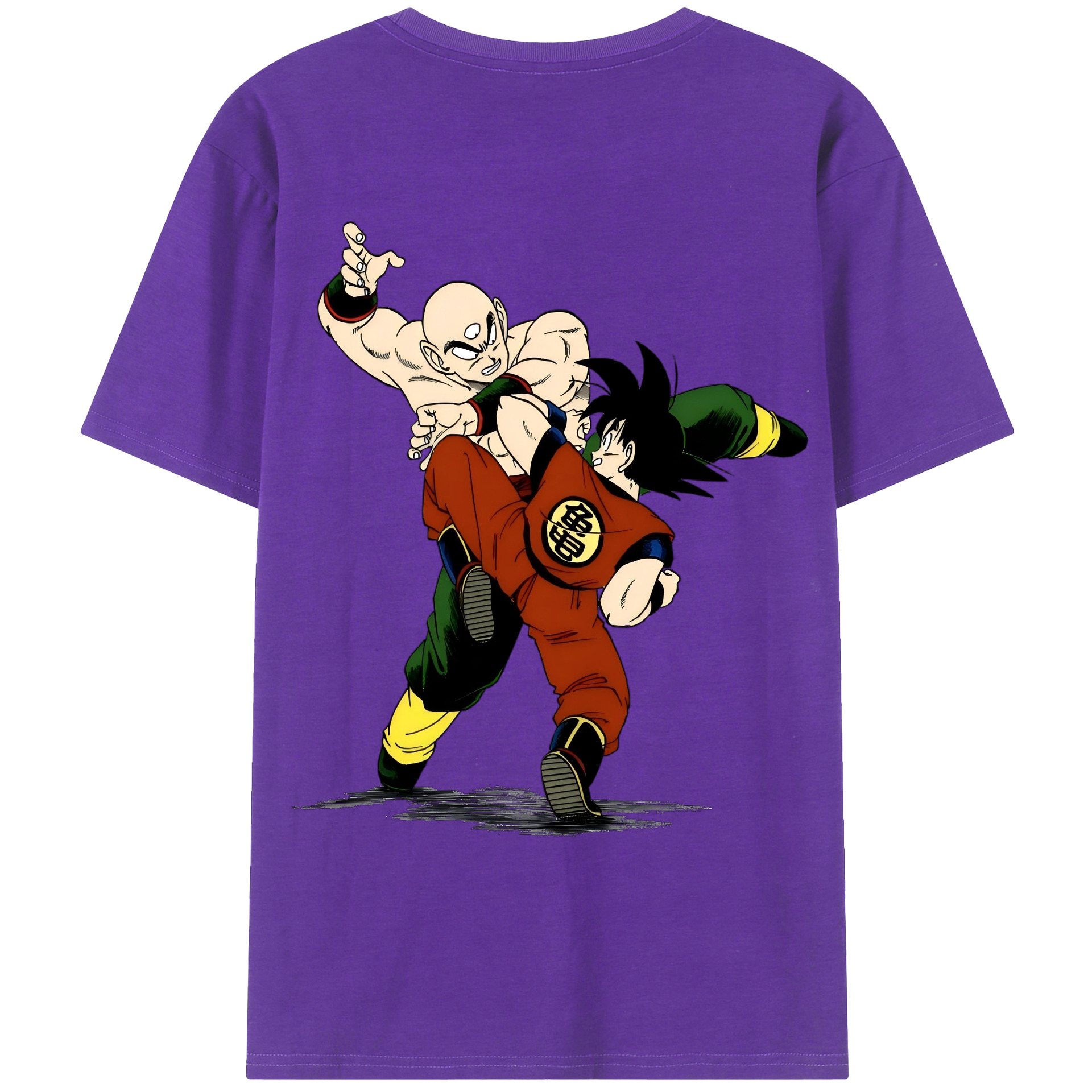 （画像用） ドラゴンボール DRAGON BALL 綿100％ メンズ半袖Tシャツ（バックプリント） 通気性