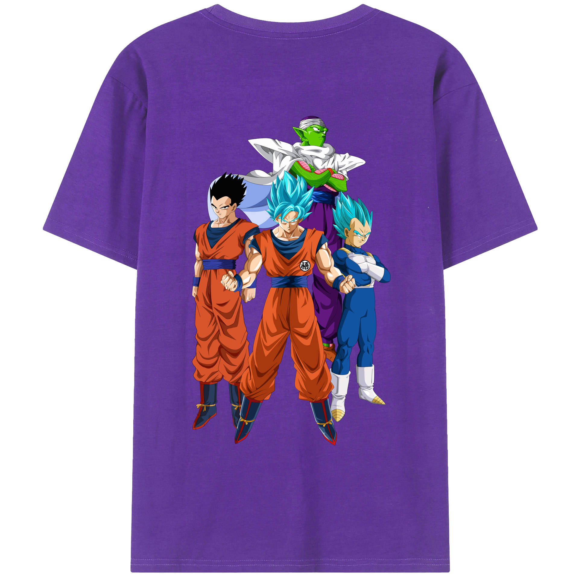 （画像用） ドラゴンボール DRAGON BALL 綿100％ メンズ半袖Tシャツ（バックプリント） 通気性