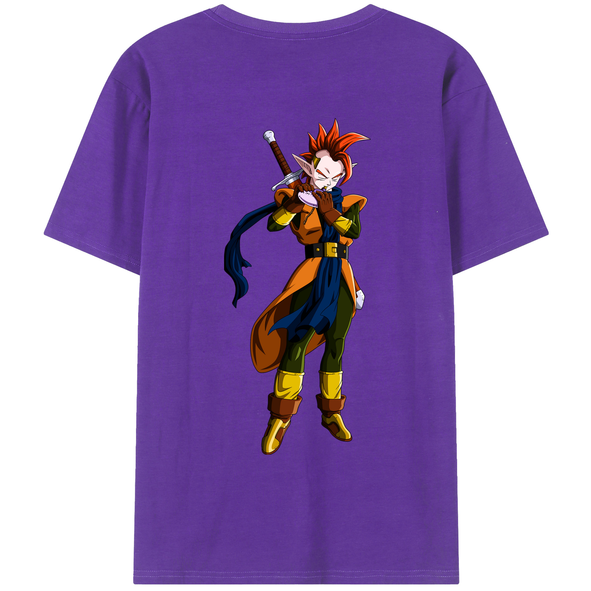 （画像用） ドラゴンボール DRAGON BALL 綿100％ メンズ半袖Tシャツ（バックプリント） 通気性