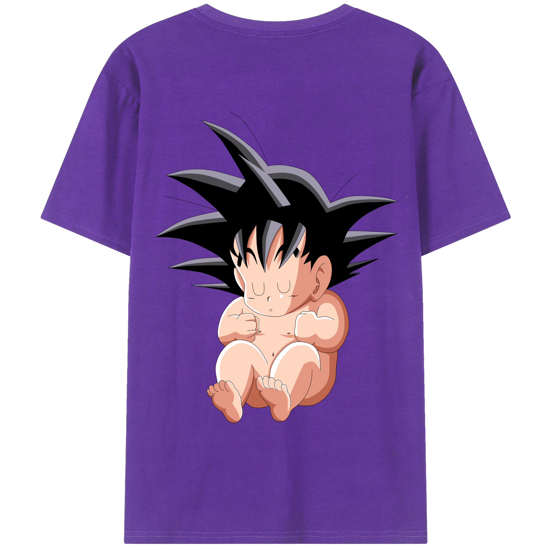 （画像用） ドラゴンボール 孫悟空（そん ごくう）Son Goku カカロット DRAGON BALL Kakarotto 綿100％ メンズ半袖Tシャツ（バックプリント） 通気性