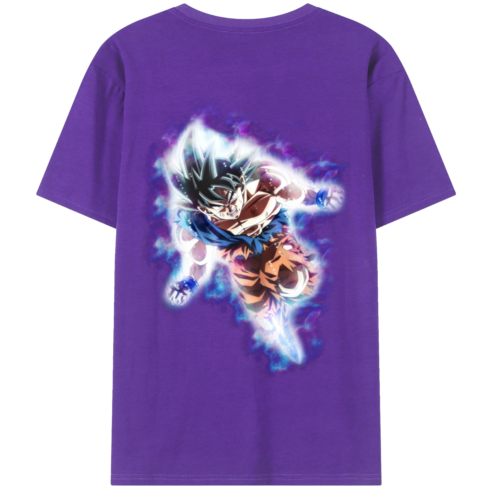 （画像用） ドラゴンボール 孫悟空（そん ごくう）Son Goku カカロット DRAGON BALL Kakarotto 綿100％ メンズ半袖Tシャツ（バックプリント） 通気性