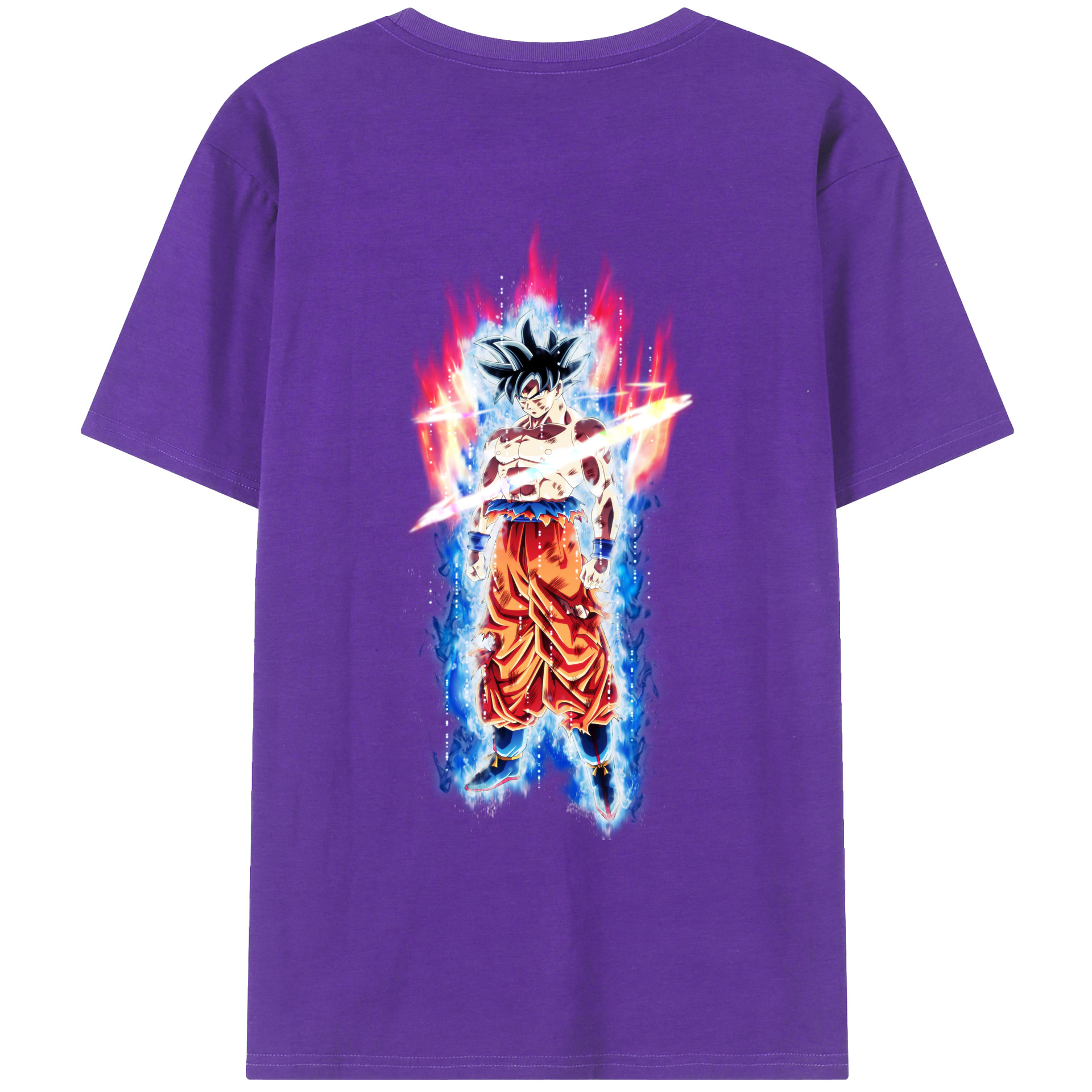 （画像用） ドラゴンボール 孫悟空（そん ごくう）Son Goku カカロット DRAGON BALL Kakarotto 綿100％ メンズ半袖Tシャツ（バックプリント） 通気性