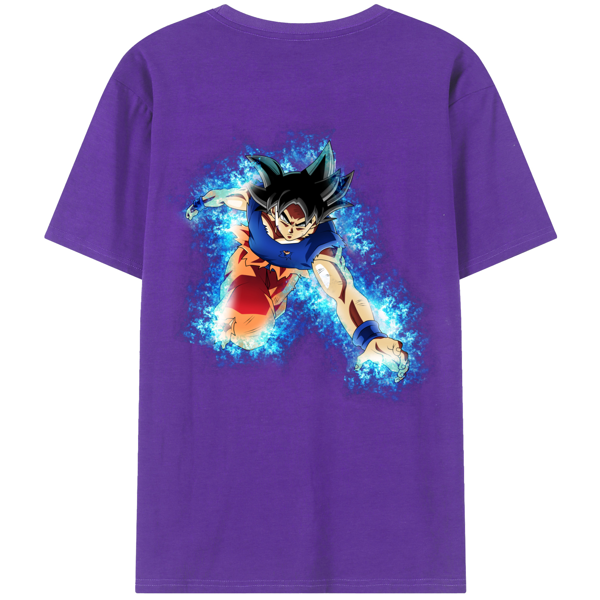 （画像用） ドラゴンボール 孫悟空（そん ごくう）Son Goku カカロット DRAGON BALL Kakarotto 綿100％ メンズ半袖Tシャツ（バックプリント） 通気性