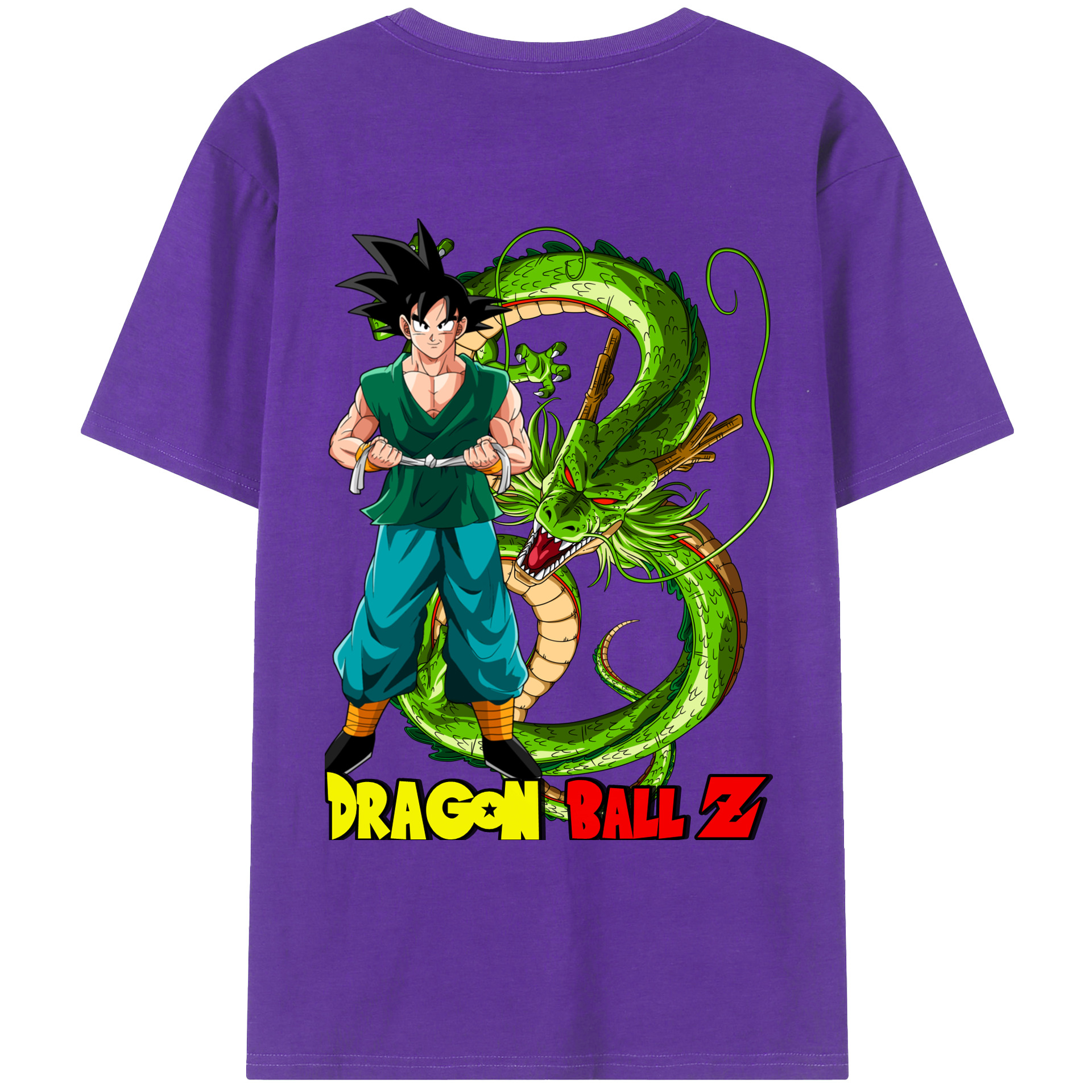 （画像用） ドラゴンボール 孫悟空（そん ごくう）Son Goku カカロット DRAGON BALL Kakarotto 綿100％ メンズ半袖Tシャツ（バックプリント） 通気性