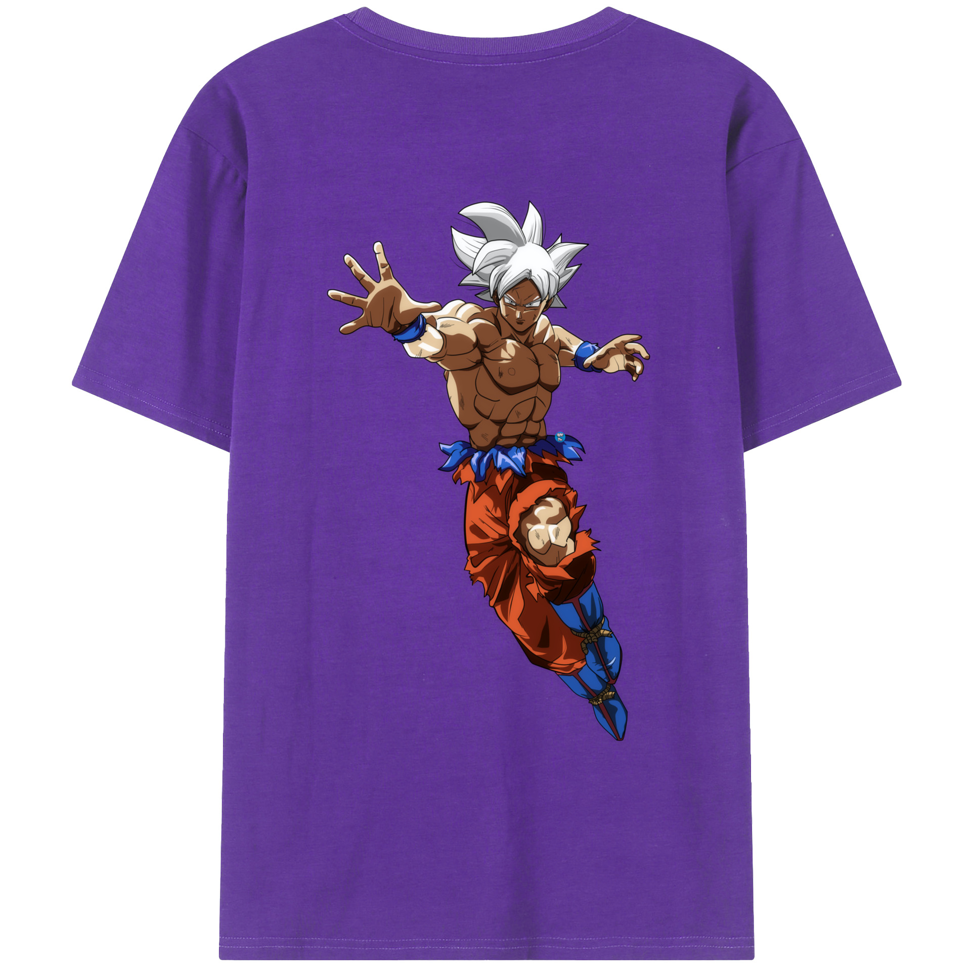 （画像用） ドラゴンボール 孫悟空（そん ごくう）Son Goku カカロット DRAGON BALL Kakarotto 綿100％ メンズ半袖Tシャツ（バックプリント） 通気性