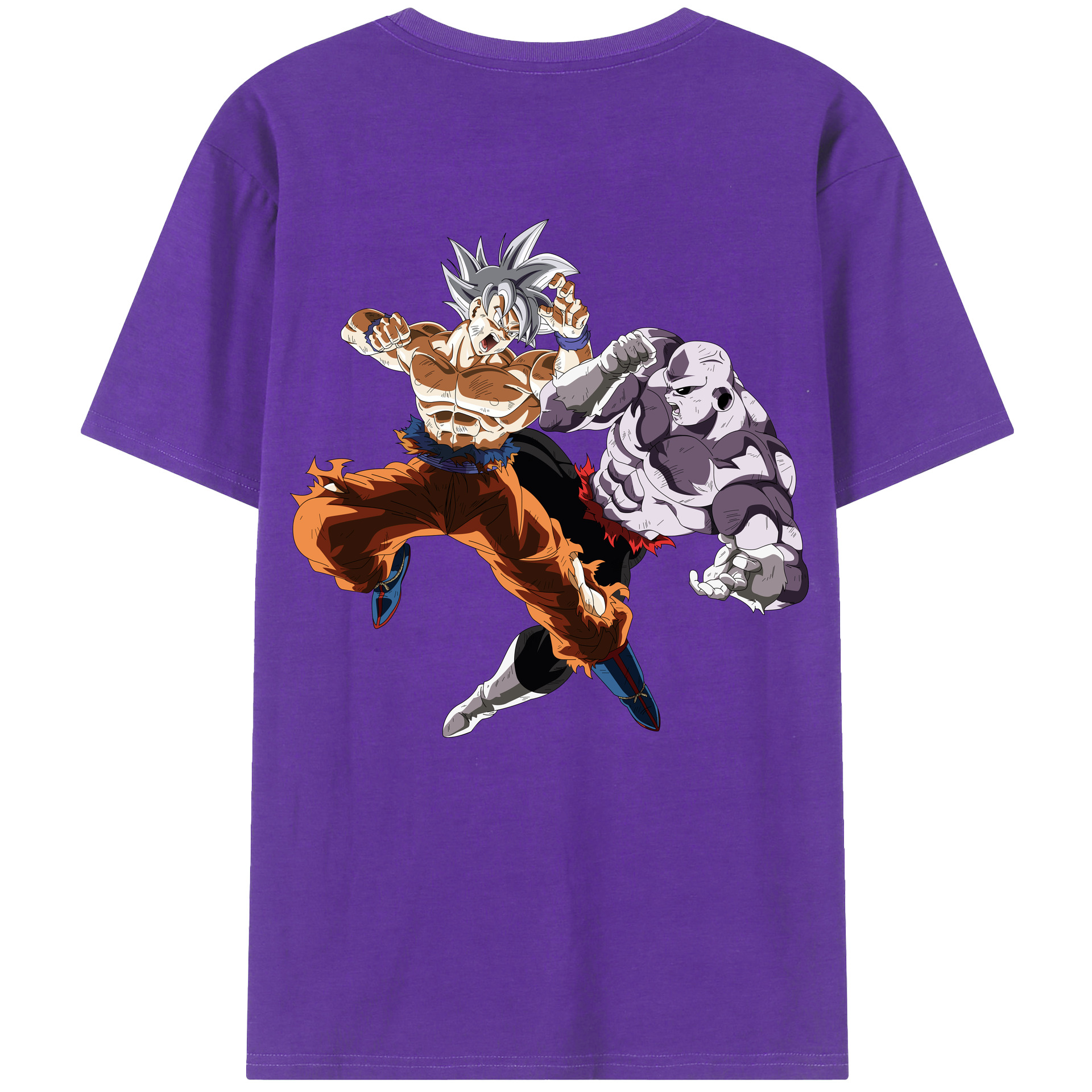 （画像用） ドラゴンボール 孫悟空（そん ごくう）Son Goku カカロット DRAGON BALL Kakarotto 綿100％ メンズ半袖Tシャツ（バックプリント） 通気性