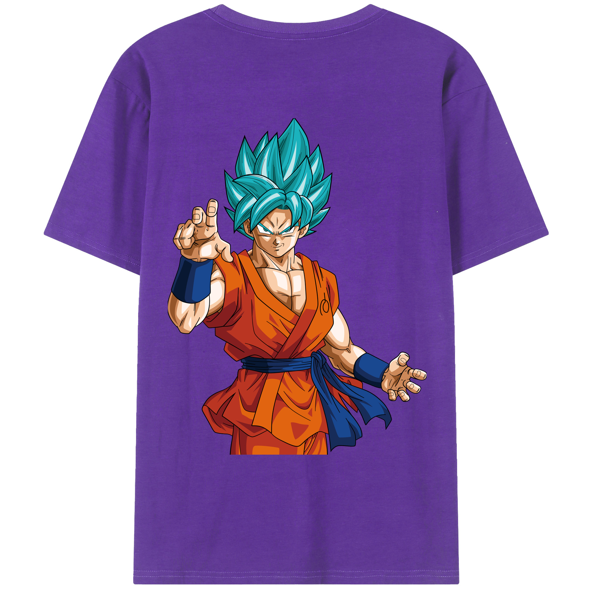 （画像用） ドラゴンボール 孫悟空（そん ごくう）Son Goku カカロット DRAGON BALL Kakarotto 綿100％ メンズ半袖Tシャツ（バックプリント） 通気性
