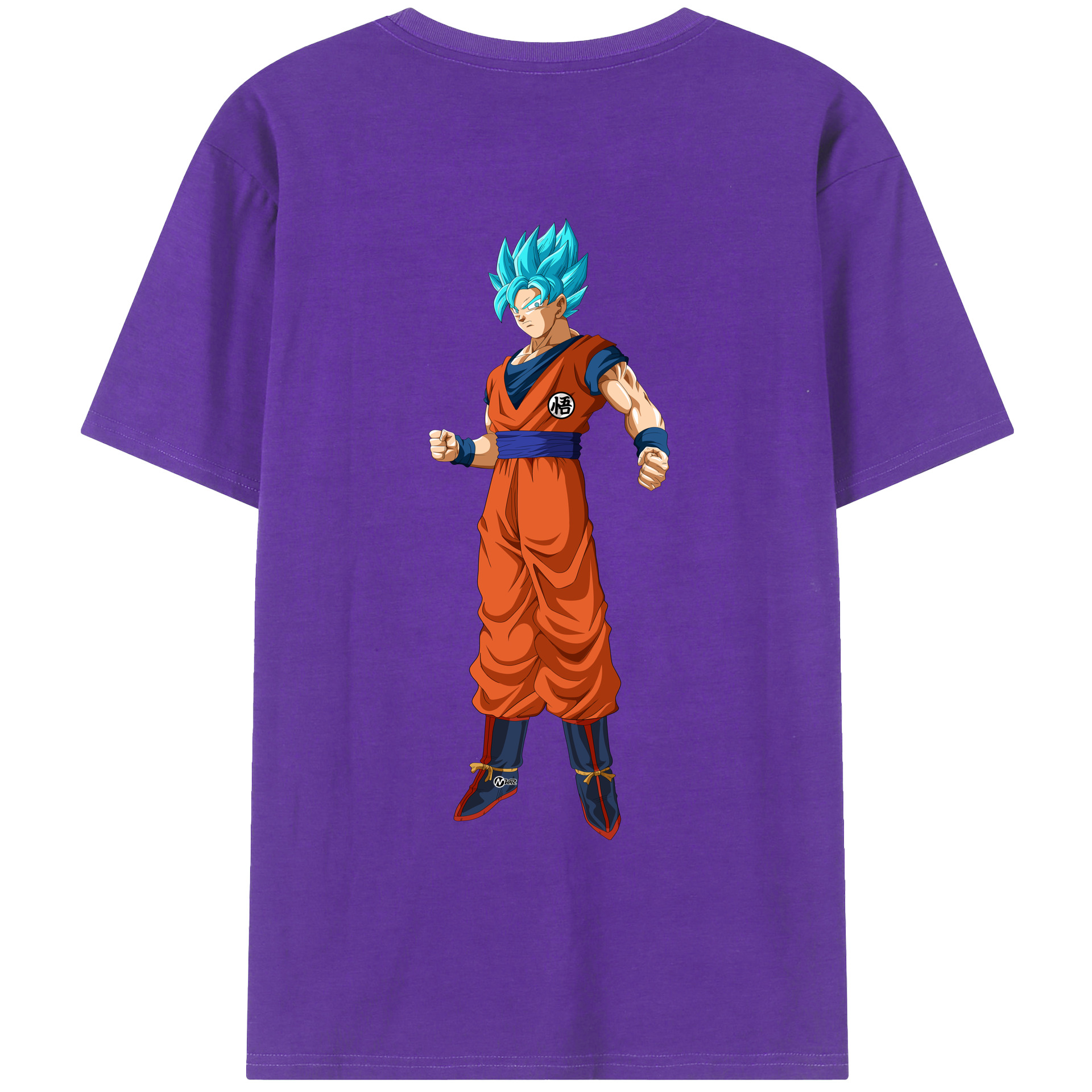 （画像用） ドラゴンボール 孫悟空（そん ごくう）Son Goku カカロット DRAGON BALL Kakarotto 綿100％ メンズ半袖Tシャツ（バックプリント） 通気性