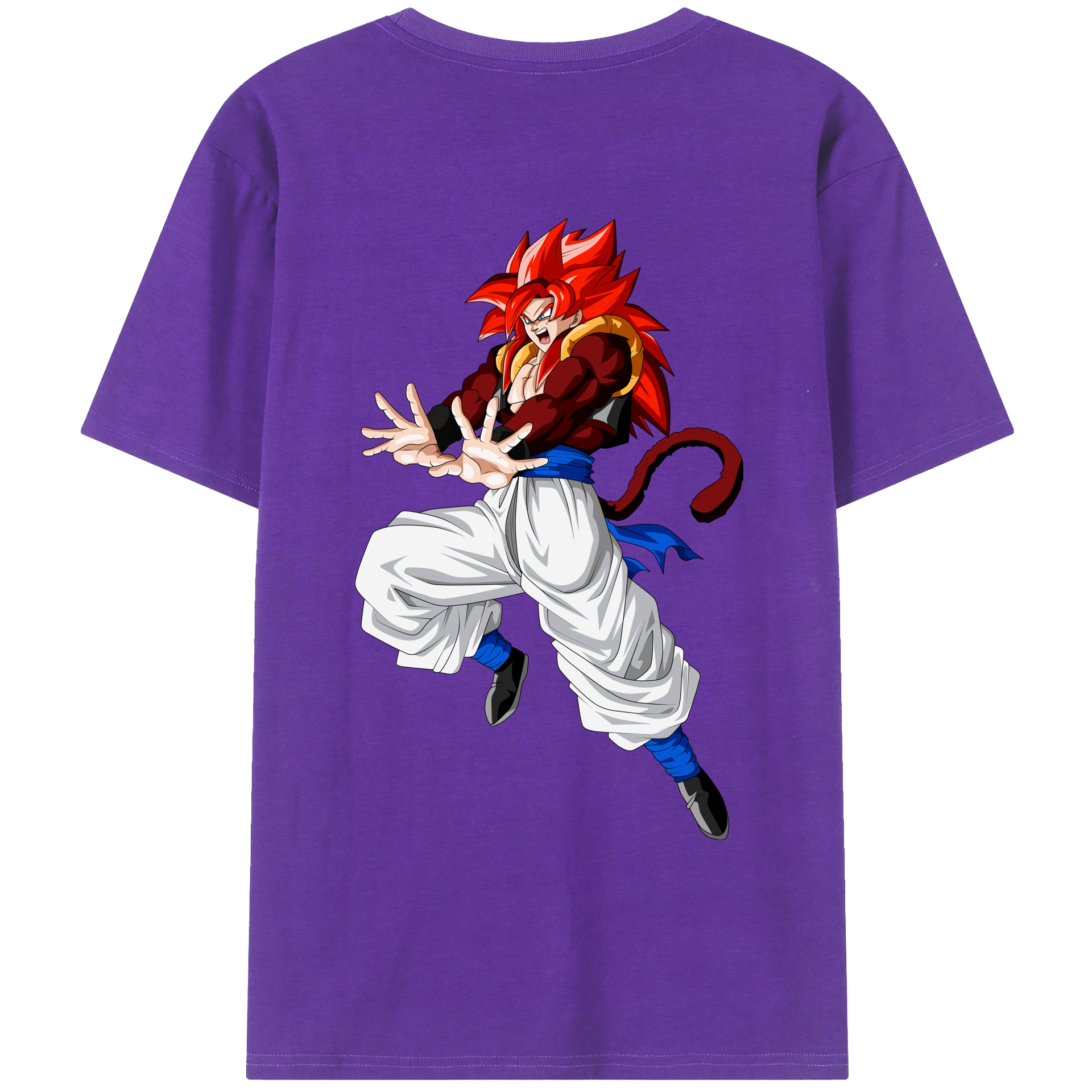 （画像用） ドラゴンボール 孫悟空（そん ごくう）Son Goku カカロット DRAGON BALL Kakarotto 綿100％ メンズ半袖Tシャツ（バックプリント） 通気性
