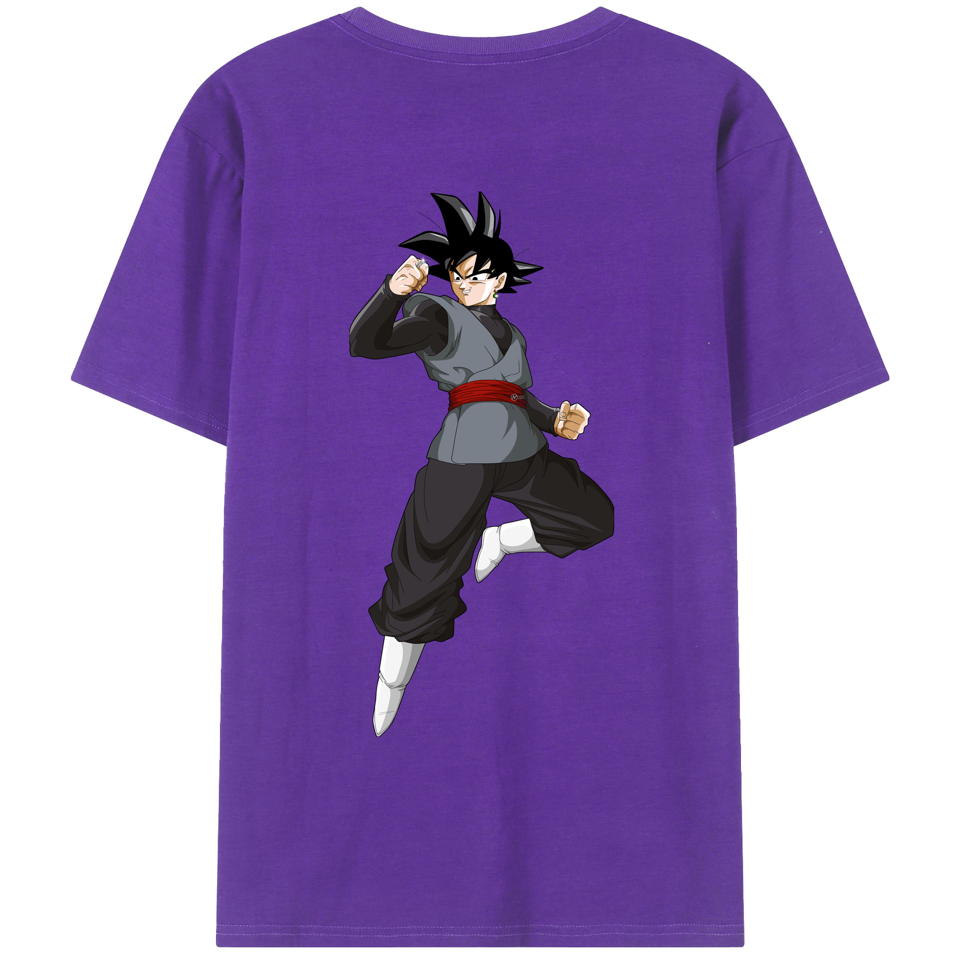 （画像用） ドラゴンボール ベジータ四世（Bejīta Yonsei）DRAGON BALL Vegeta IV 綿100％ メンズ半袖Tシャツ（バックプリント） 通気性
