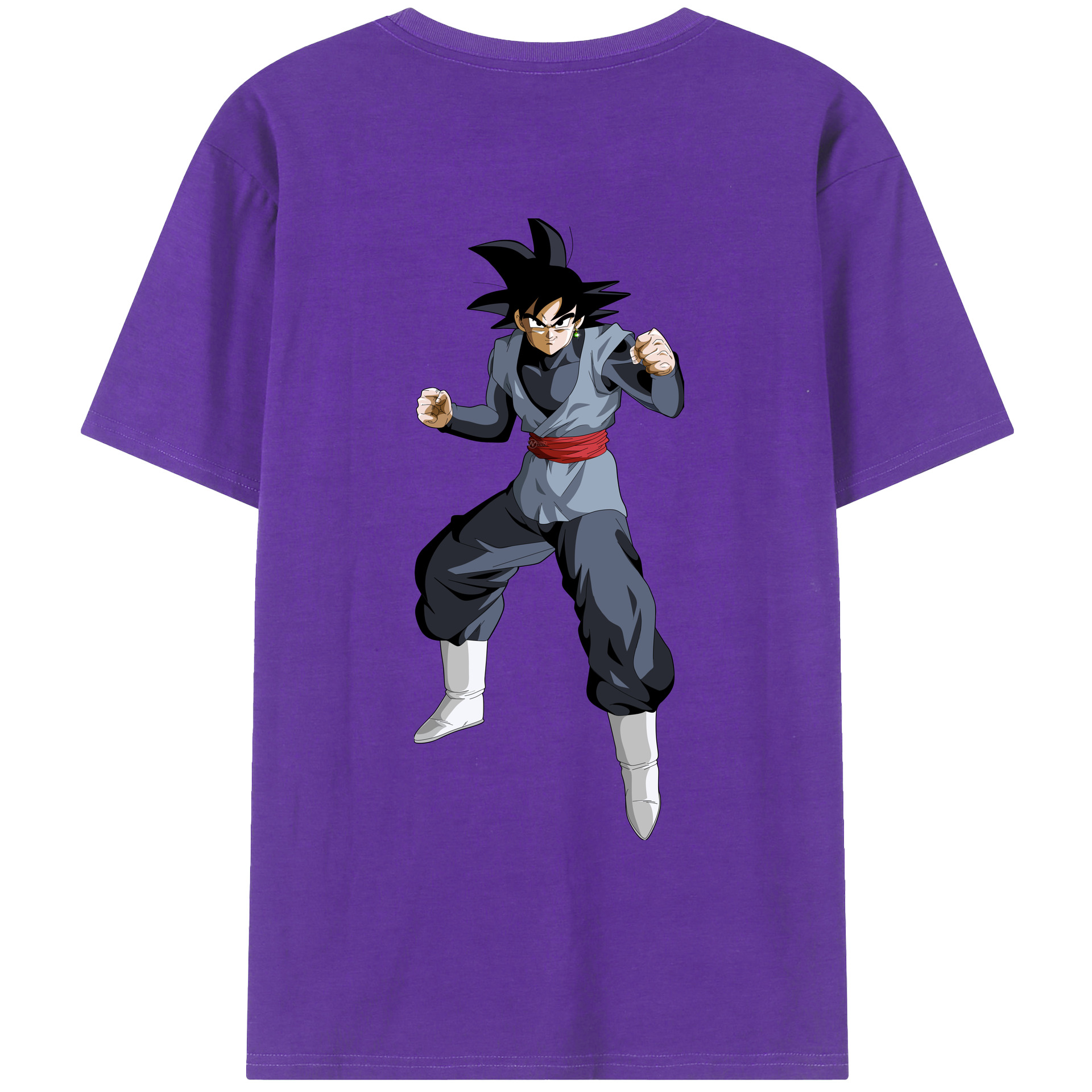 （画像用） ドラゴンボール ベジータ四世（Bejīta Yonsei）DRAGON BALL Vegeta IV 綿100％ メンズ半袖Tシャツ（バックプリント） 通気性