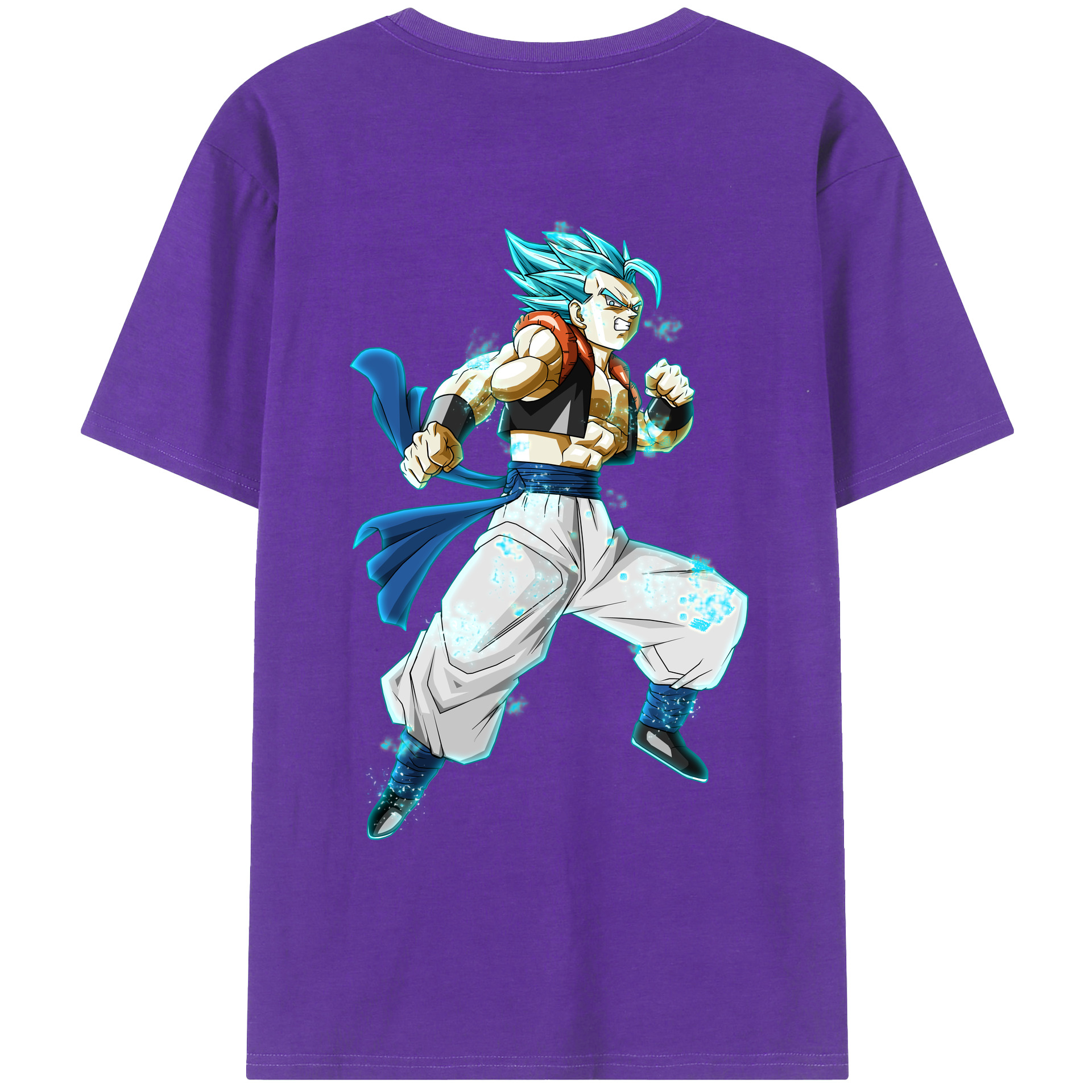 （画像用） ドラゴンボール ベジータ四世（Bejīta Yonsei）DRAGON BALL Vegeta IV 綿100％ メンズ半袖Tシャツ（バックプリント） 通気性