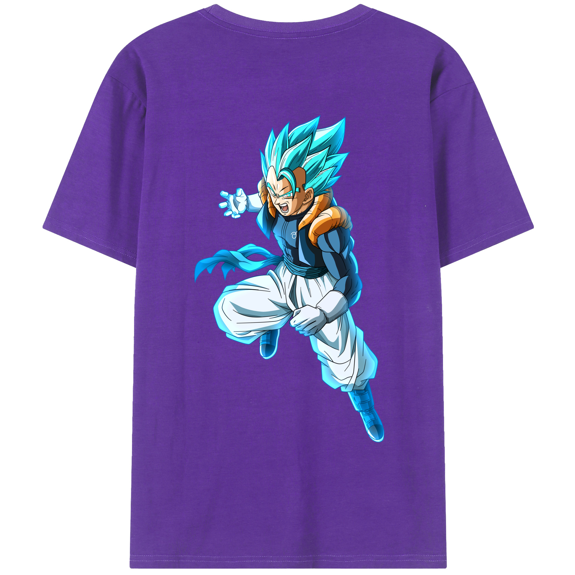 （画像用） ドラゴンボール ベジータ四世（Bejīta Yonsei）DRAGON BALL Vegeta IV 綿100％ メンズ半袖Tシャツ（バックプリント） 通気性