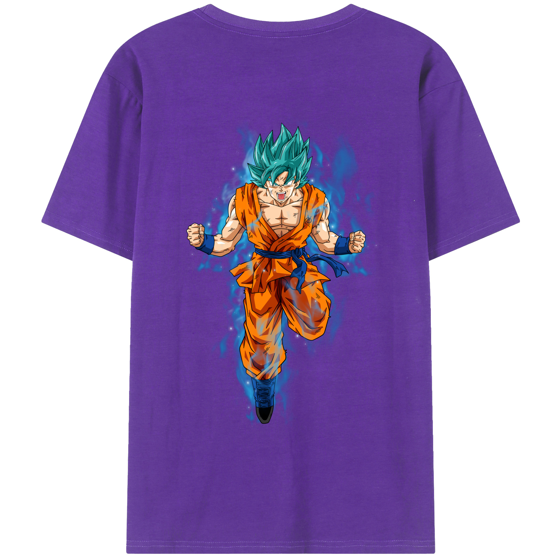 （画像用） ドラゴンボール 孫 悟飯（そんごはん）DRAGON BALL Son Gohan 綿100％ メンズ半袖Tシャツ（バックプリント） 通気性