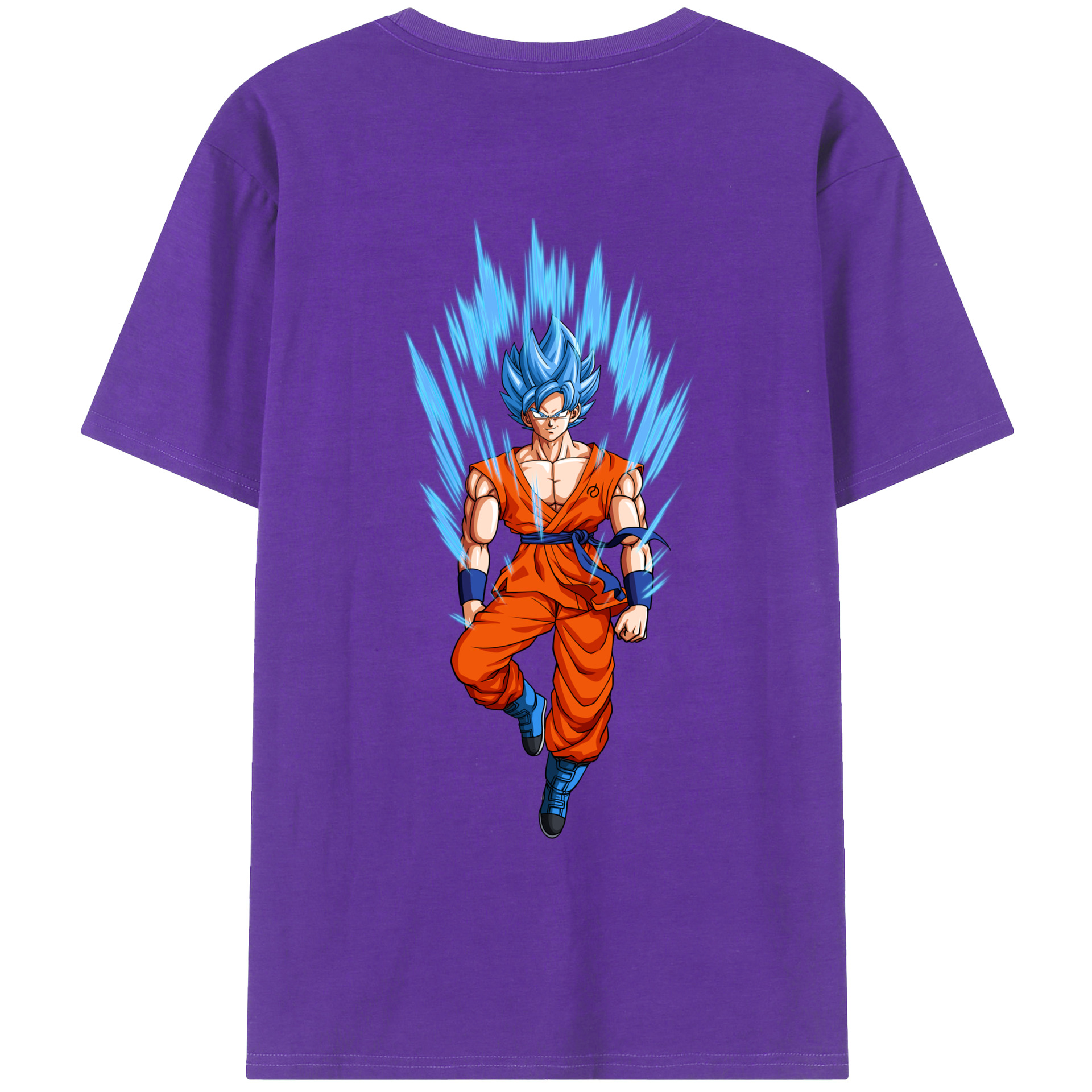 （画像用） ドラゴンボール 孫 悟飯（そんごはん）DRAGON BALL Son Gohan 綿100％ メンズ半袖Tシャツ（バックプリント） 通気性