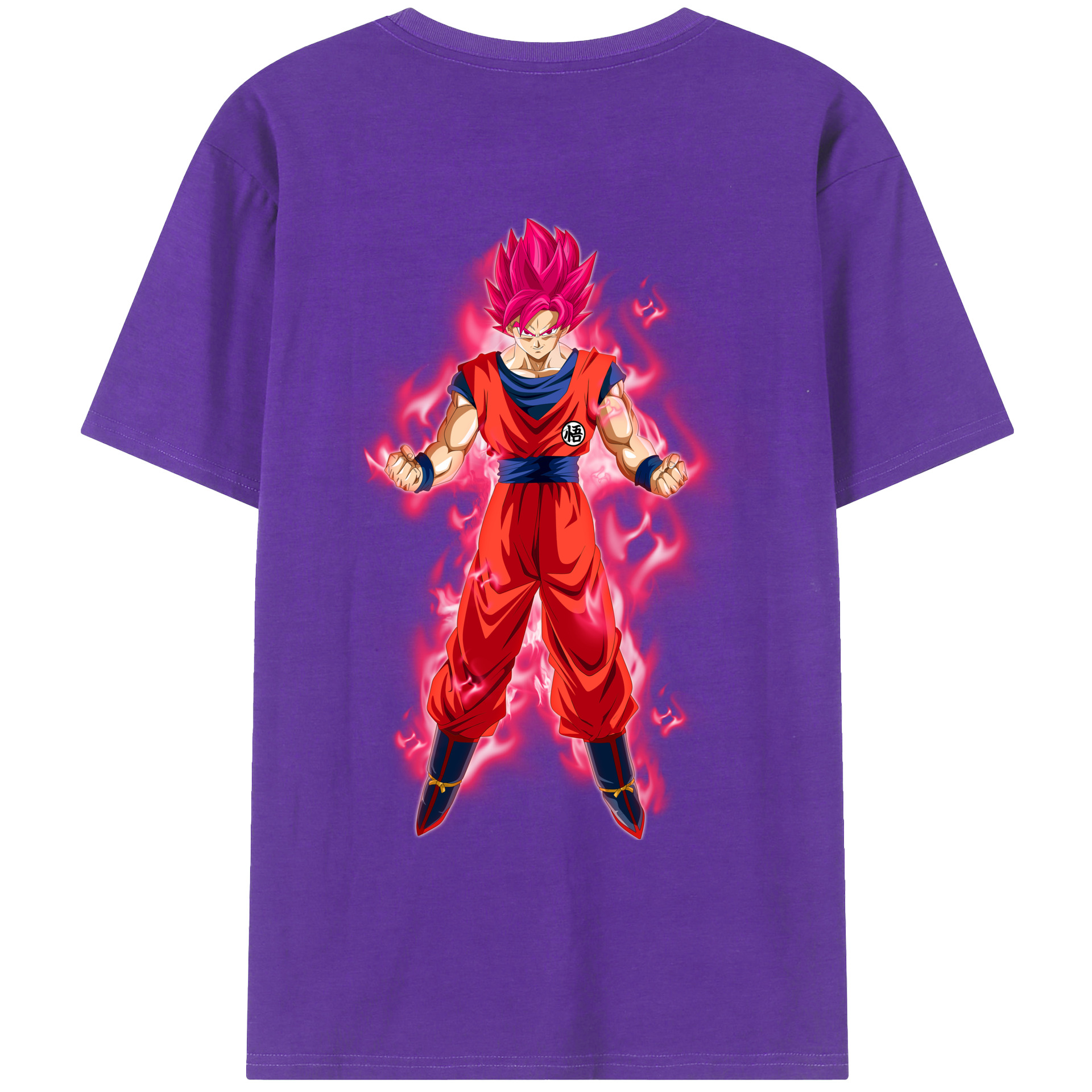 （画像用） ドラゴンボール 孫 悟飯（そんごはん）DRAGON BALL Son Gohan 綿100％ メンズ半袖Tシャツ（バックプリント） 通気性