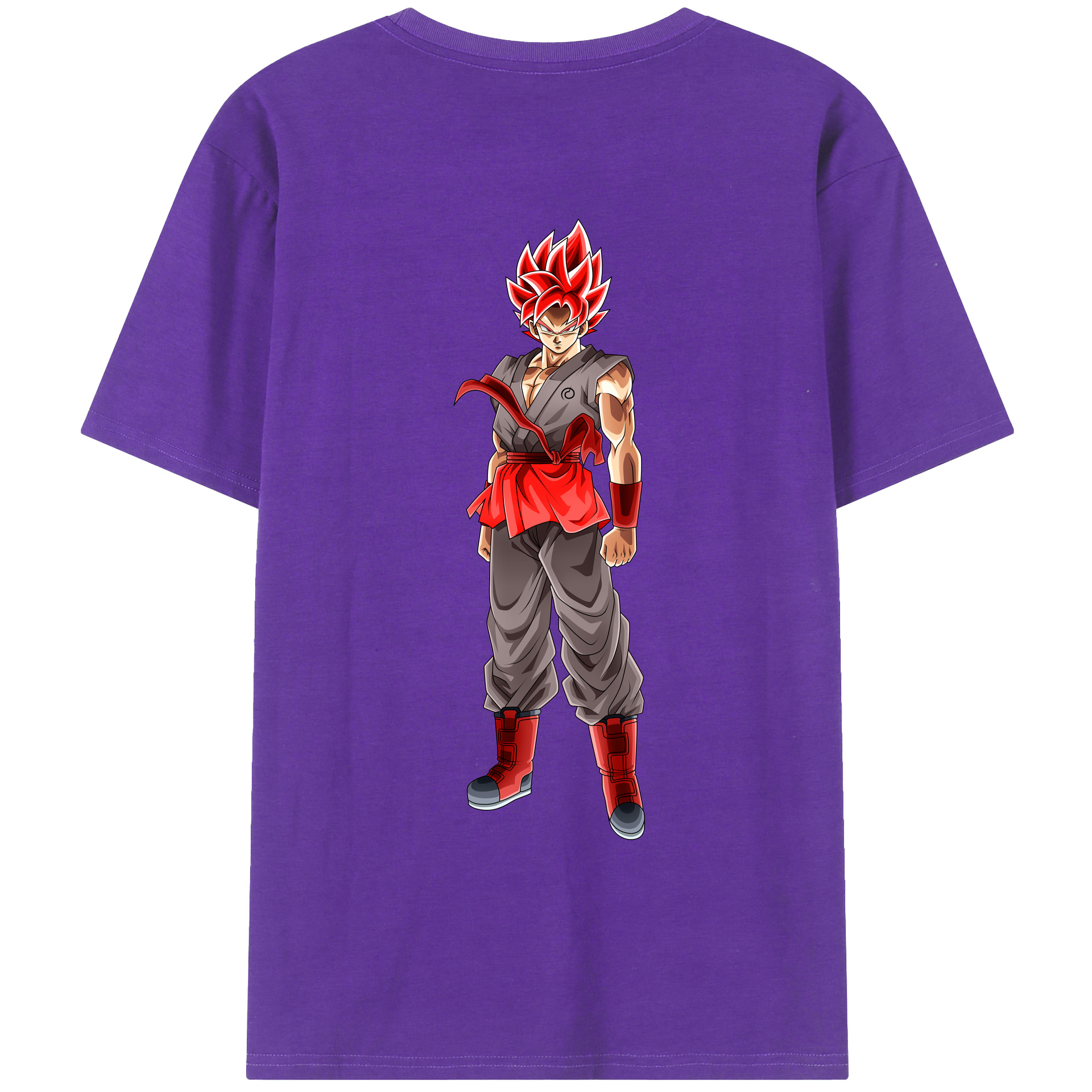 （画像用） ドラゴンボール 孫 悟飯（そんごはん）DRAGON BALL Son Gohan 綿100％ メンズ半袖Tシャツ（バックプリント） 通気性