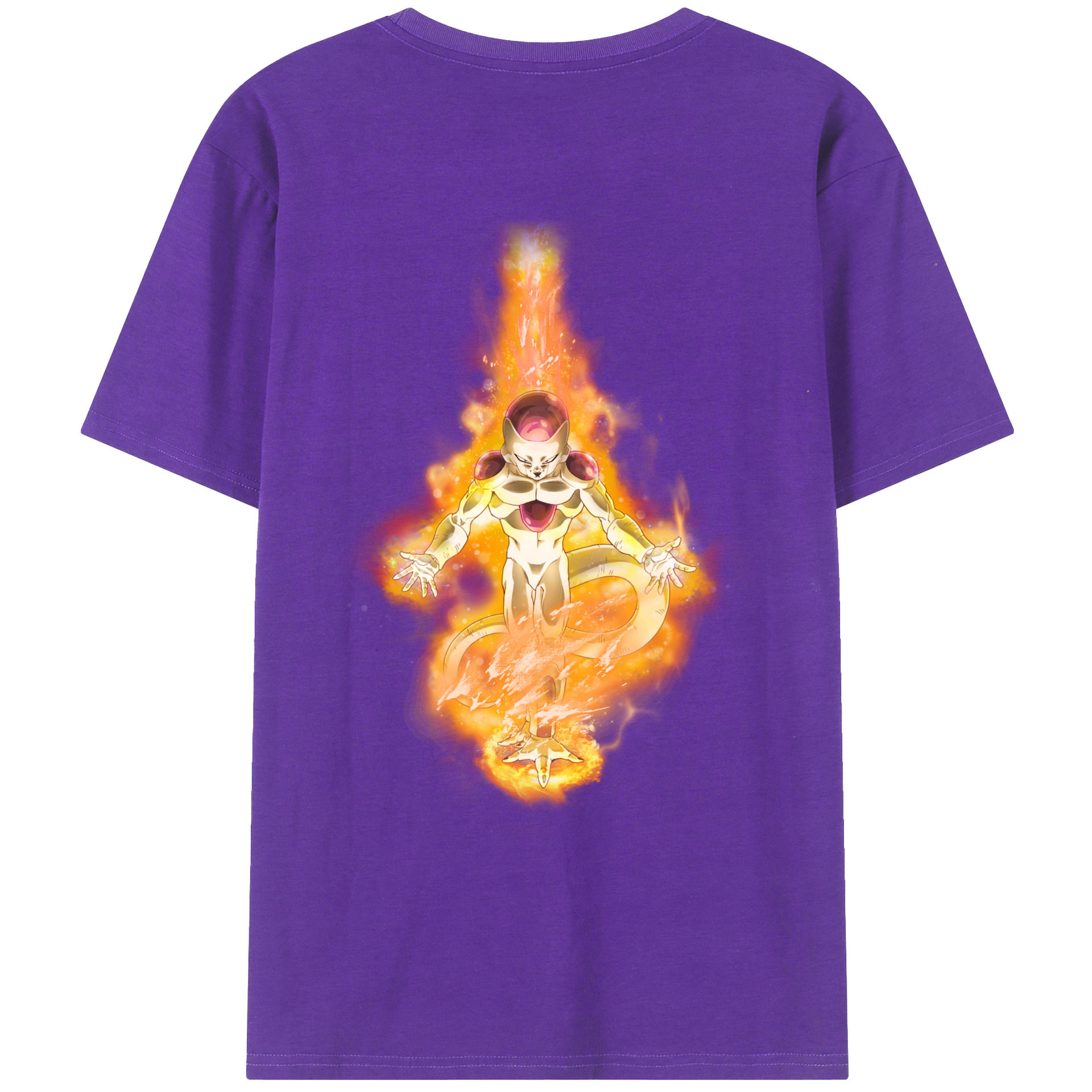 （画像用） ドラゴンボール フリーザ DRAGON BALL Frieza 綿100％ メンズ半袖Tシャツ（バックプリント） 通気性