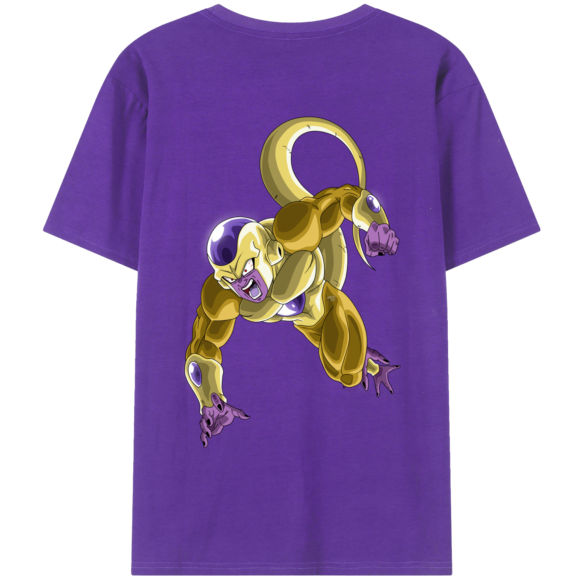 （画像用） ドラゴンボール フリーザ DRAGON BALL Frieza 綿100％ メンズ半袖Tシャツ（バックプリント） 通気性