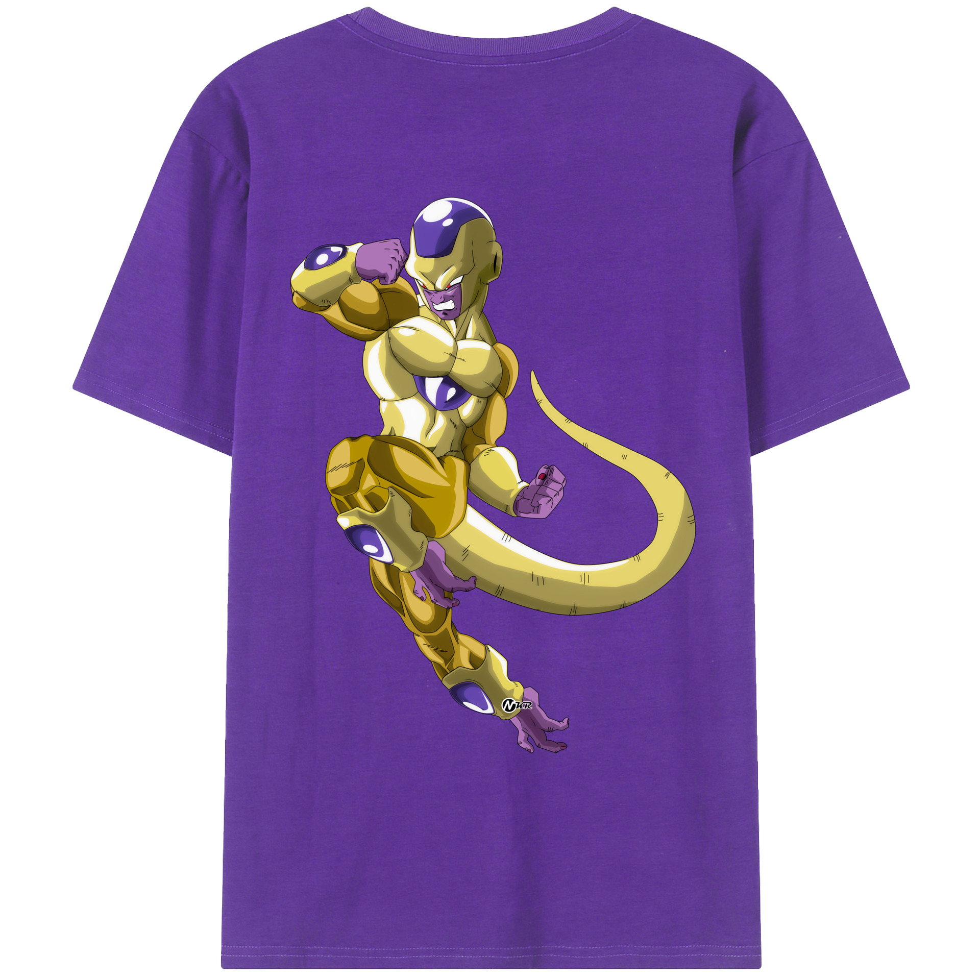 （画像用） ドラゴンボール フリーザ DRAGON BALL Frieza 綿100％ メンズ半袖Tシャツ（バックプリント） 通気性