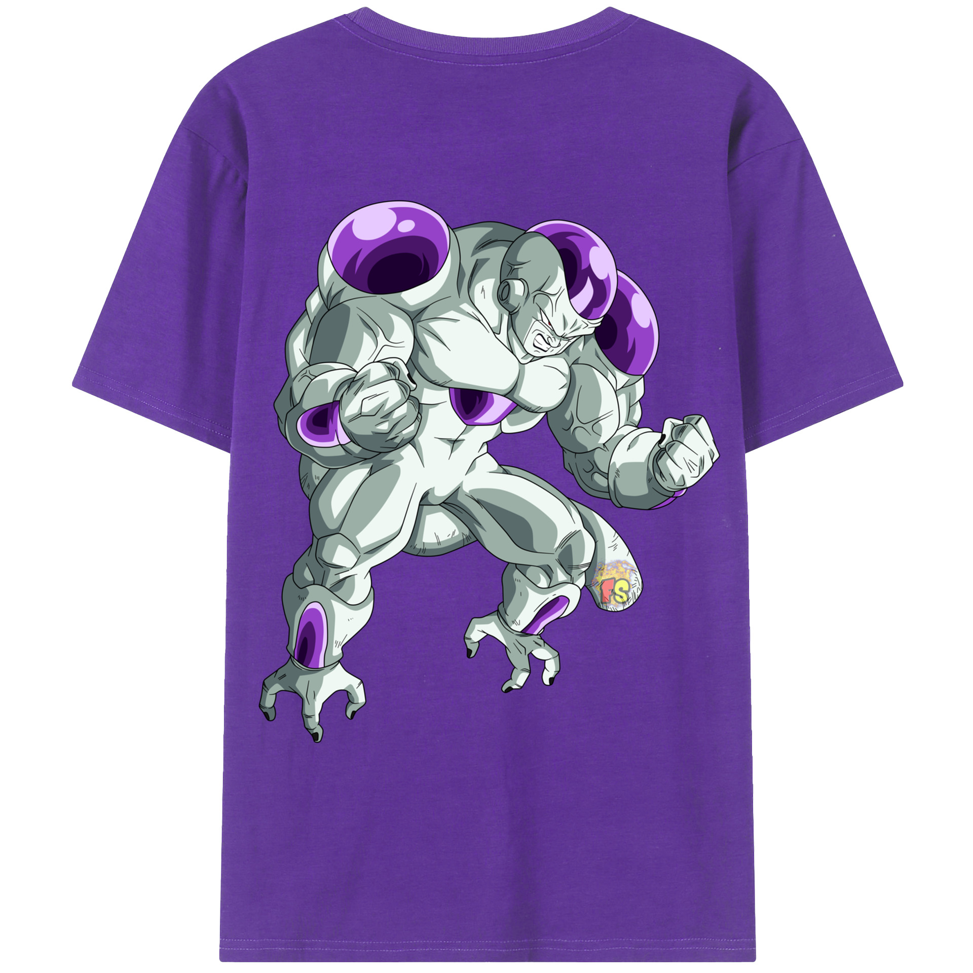 （画像用） ドラゴンボール フリーザ DRAGON BALL Frieza 綿100％ メンズ半袖Tシャツ（バックプリント） 通気性