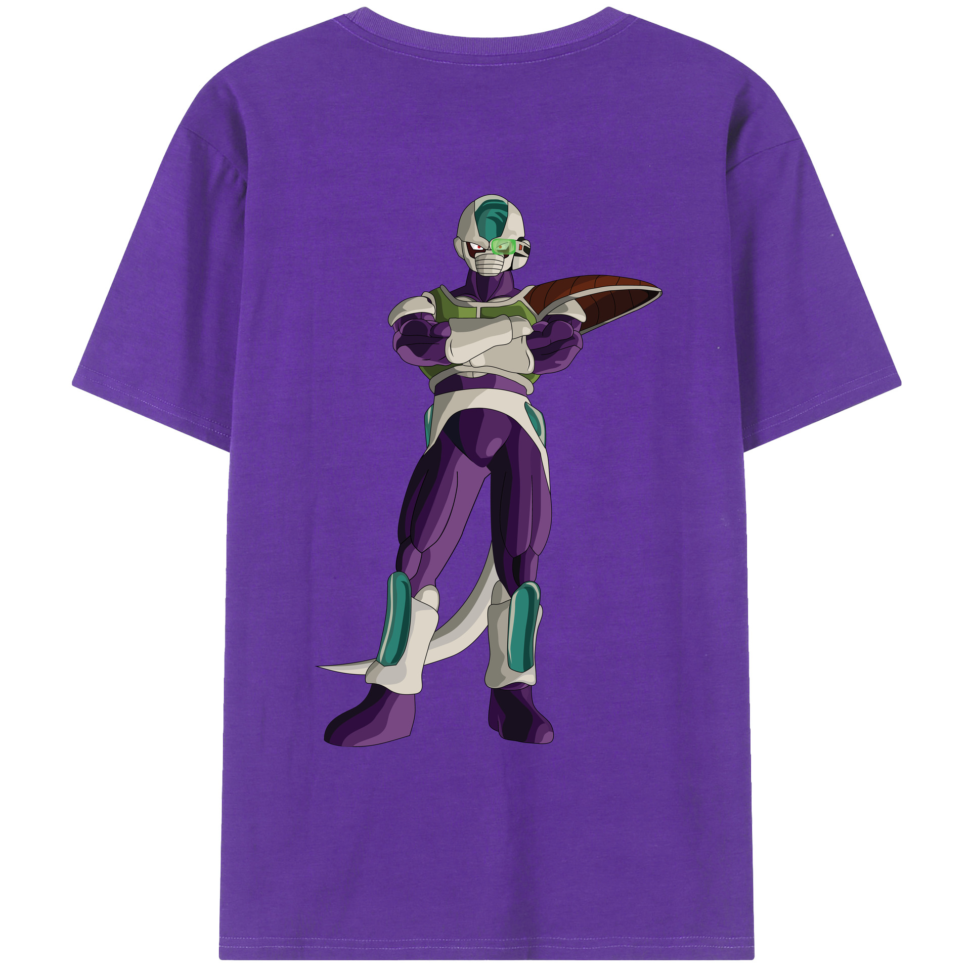 （画像用） ドラゴンボール フリーザ DRAGON BALL Frieza 綿100％ メンズ半袖Tシャツ（バックプリント） 通気性