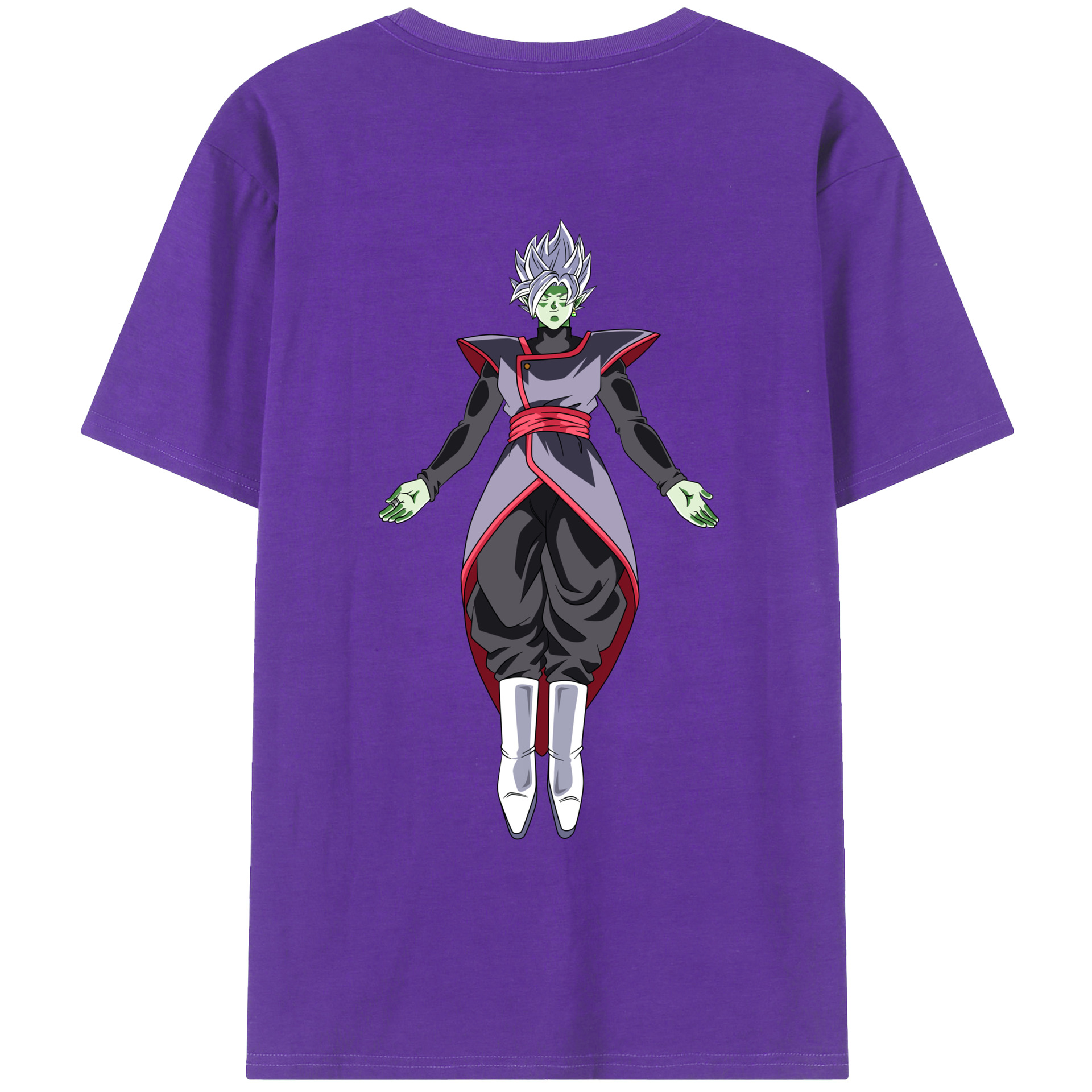 （画像用） ドラゴンボール ベジット DRAGON BALL Vegetto 綿100％ メンズ半袖Tシャツ（バックプリント） 通気性