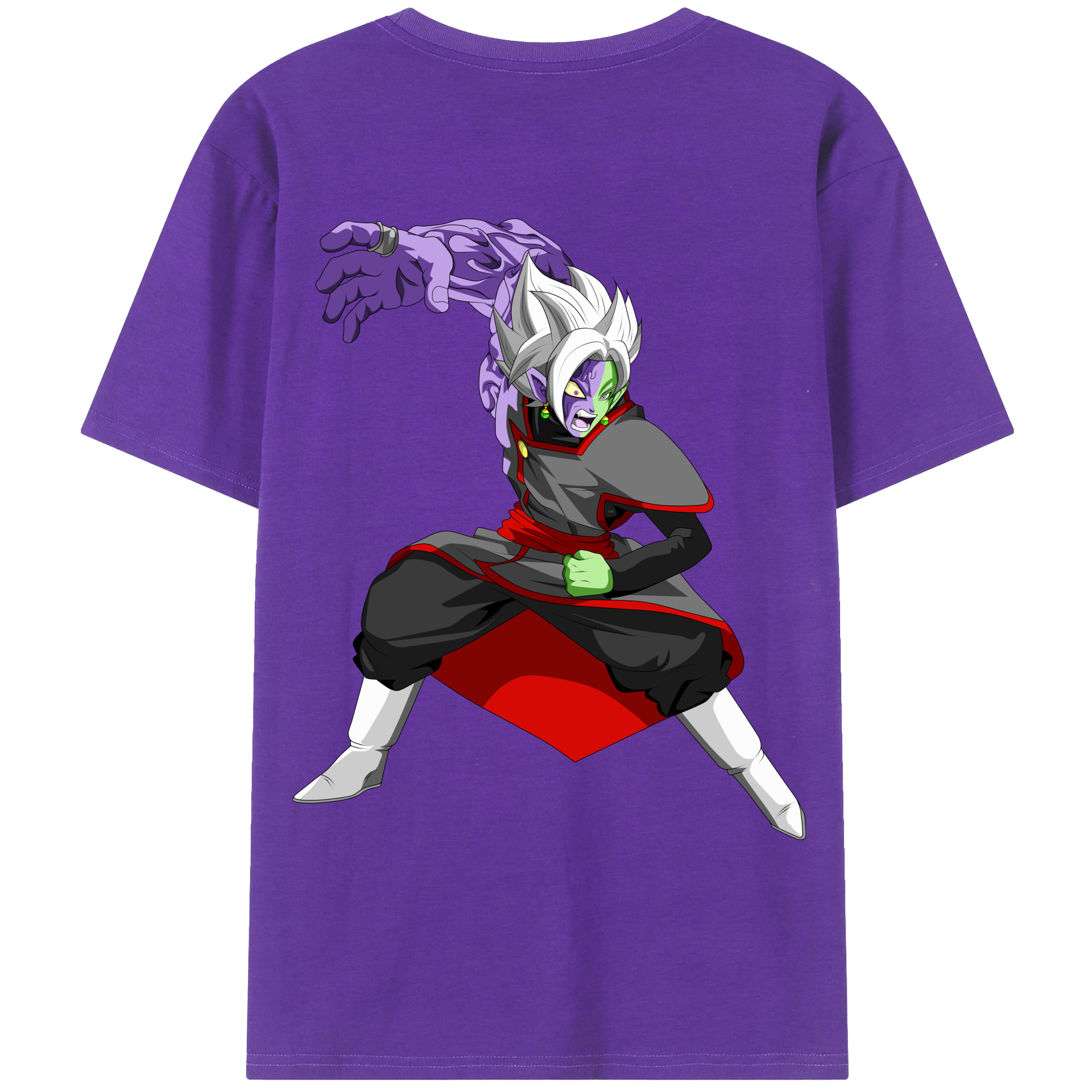 （画像用） ドラゴンボール ベジット DRAGON BALL Vegetto 綿100％ メンズ半袖Tシャツ（バックプリント） 通気性
