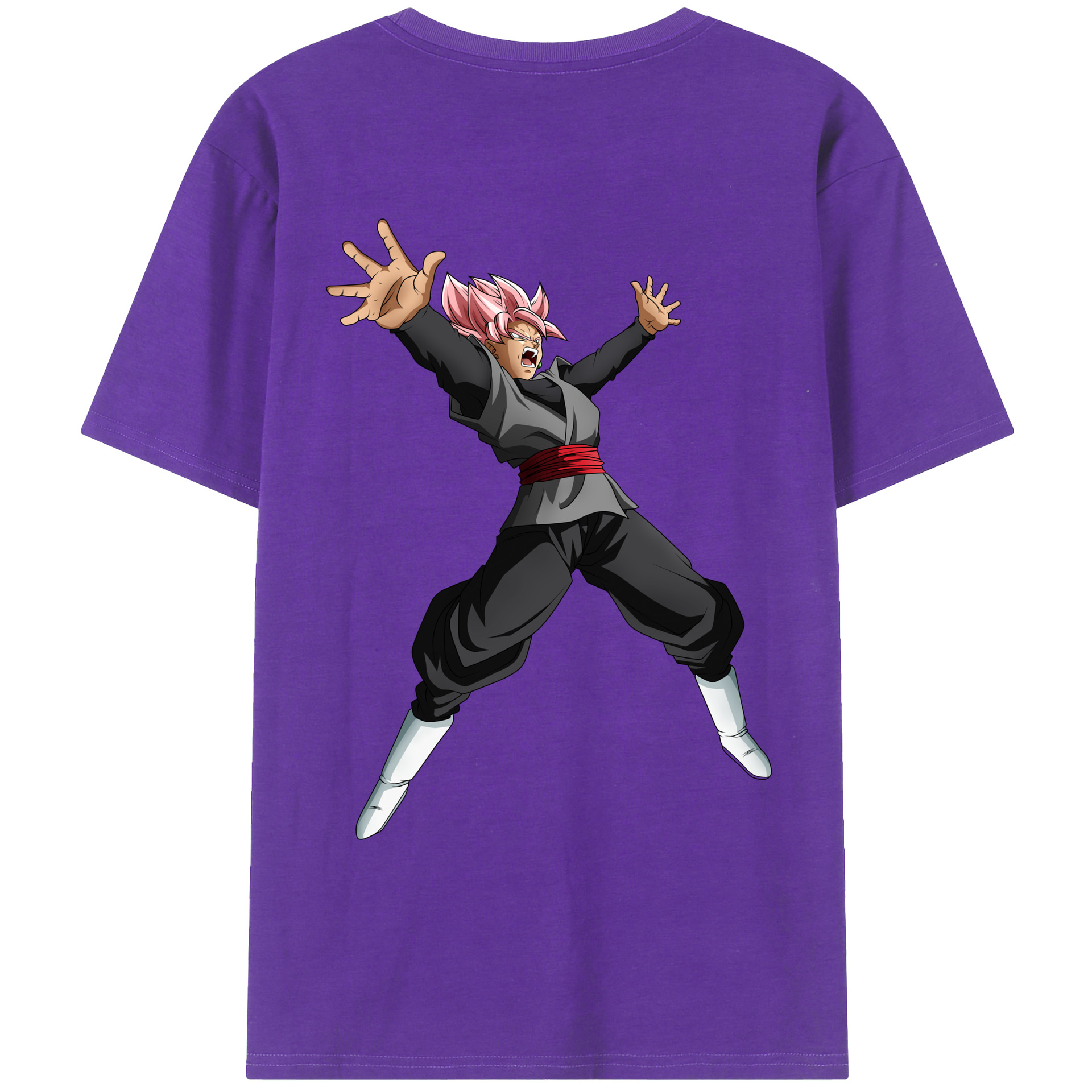 （画像用） ドラゴンボール ベジット DRAGON BALL Vegetto 綿100％ メンズ半袖Tシャツ（バックプリント） 通気性