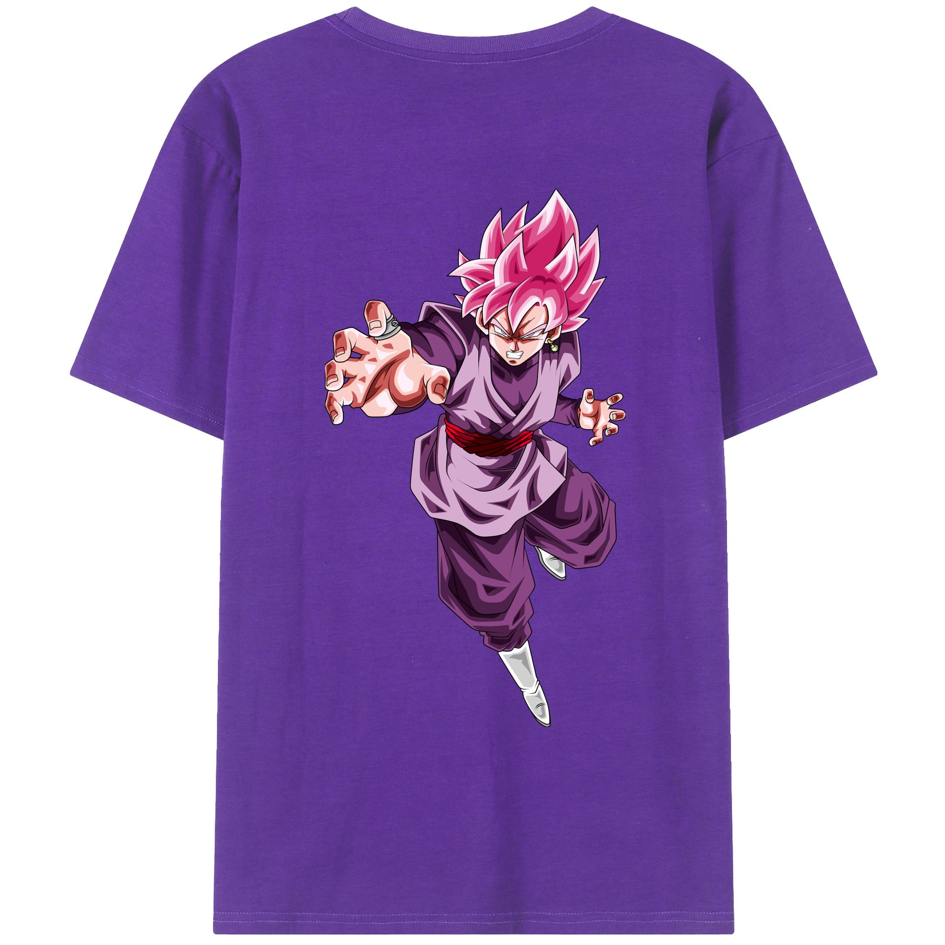 （画像用） ドラゴンボール ベジット DRAGON BALL Vegetto 綿100％ メンズ半袖Tシャツ（バックプリント） 通気性