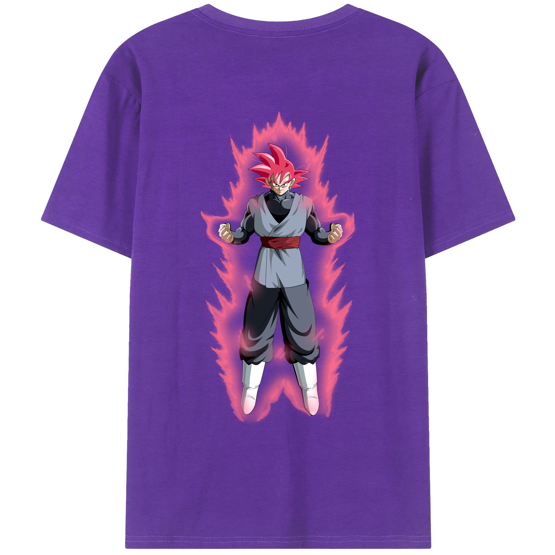 （画像用） ドラゴンボール ベジット DRAGON BALL Vegetto 綿100％ メンズ半袖Tシャツ（バックプリント） 通気性