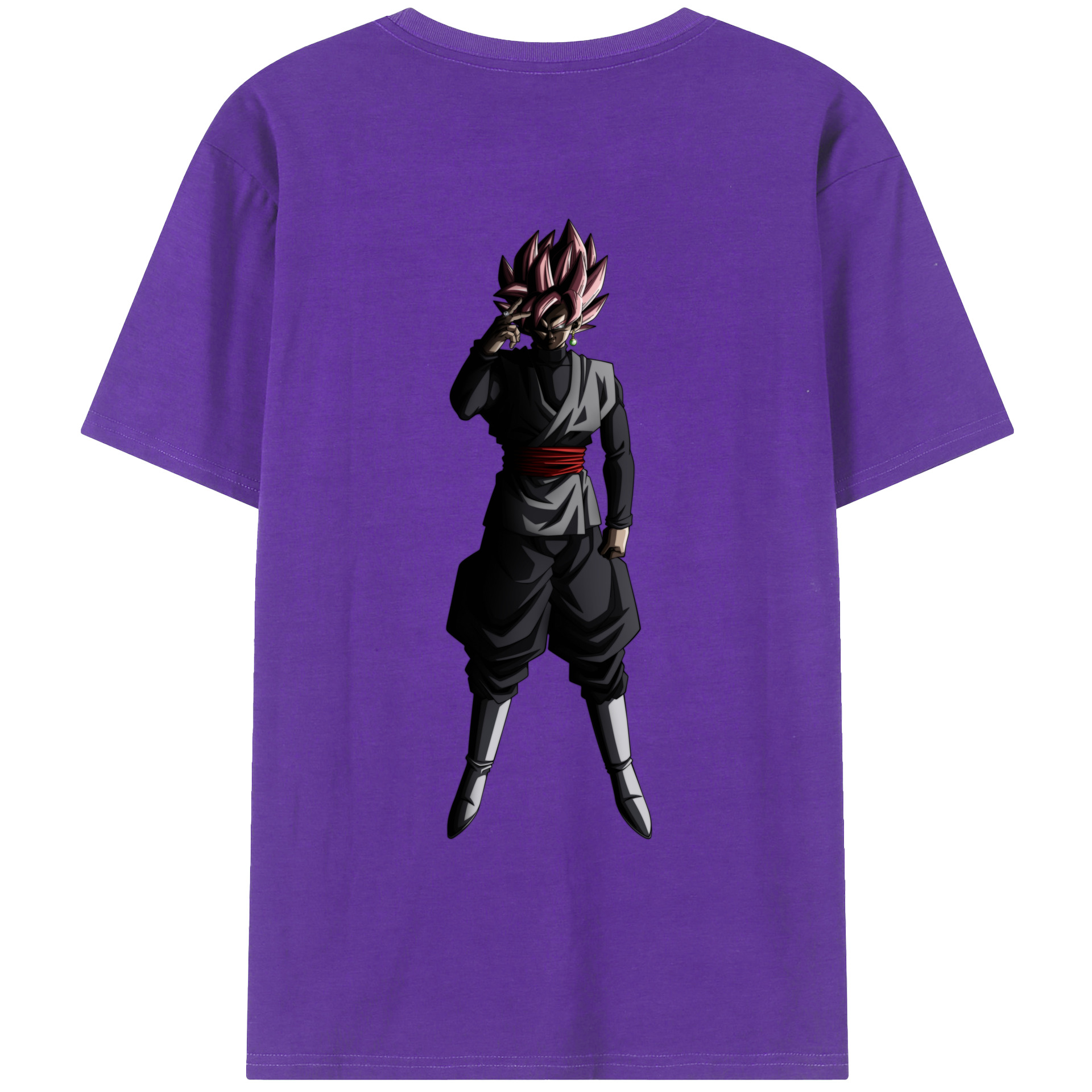 （画像用） ドラゴンボール ベジット DRAGON BALL Vegetto 綿100％ メンズ半袖Tシャツ（バックプリント） 通気性