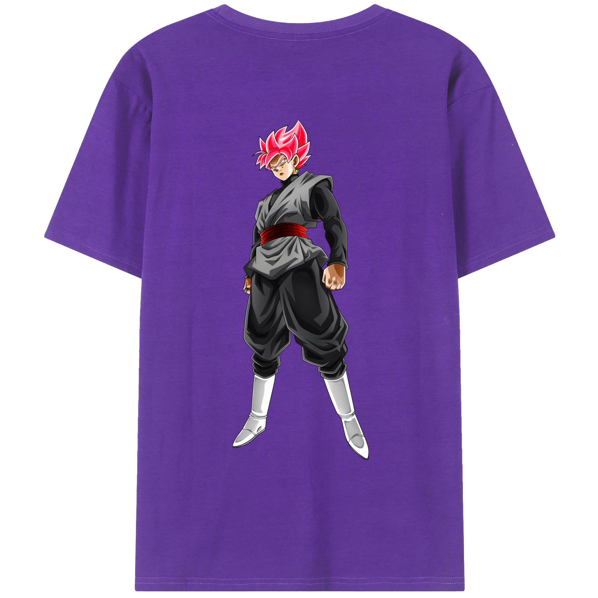 （画像用） ドラゴンボール ベジット DRAGON BALL Vegetto 綿100％ メンズ半袖Tシャツ（バックプリント） 通気性