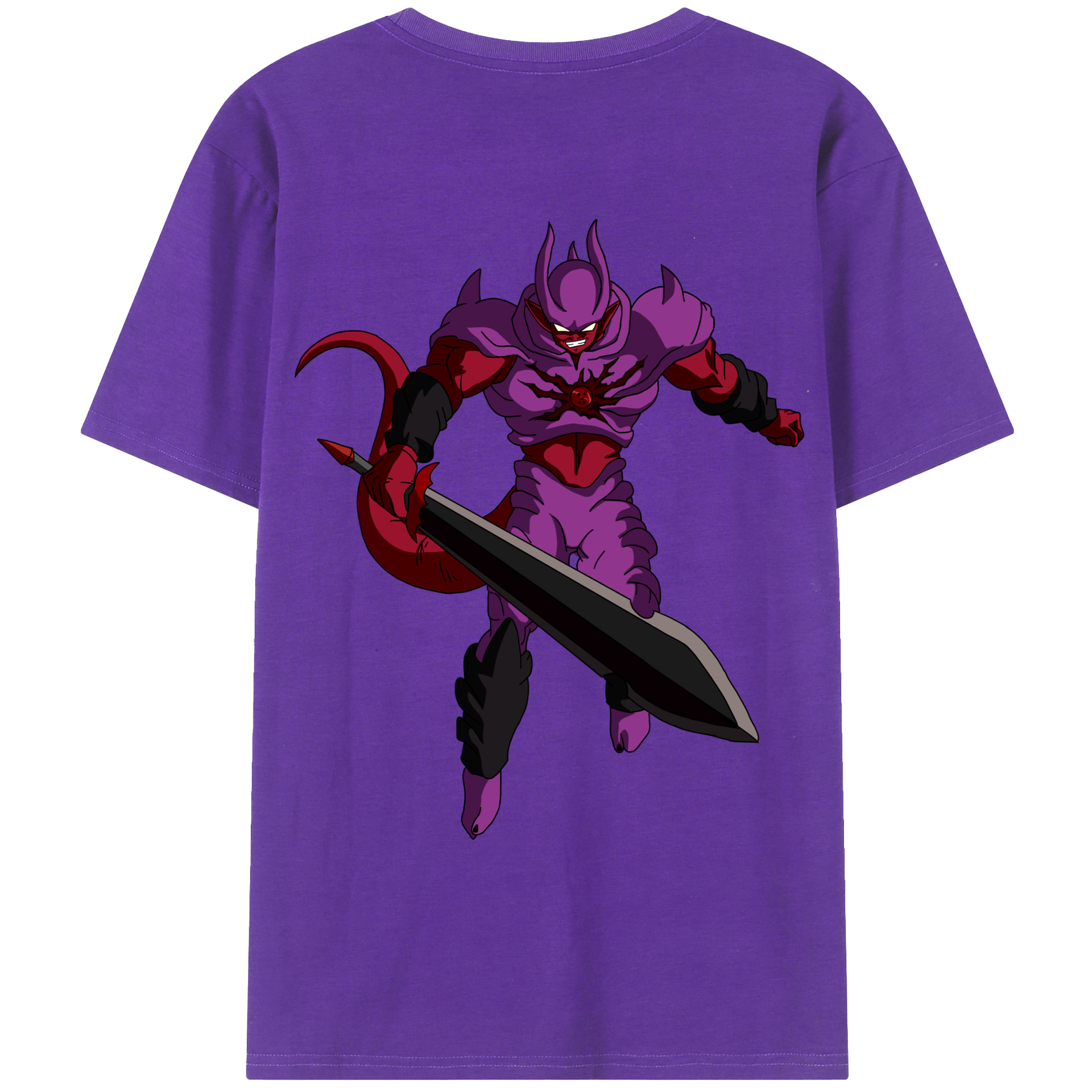 （画像用） ドラゴンボール ジャネンバ DRAGON BALL Janemba 綿100％ メンズ半袖Tシャツ（バックプリント） 通気性