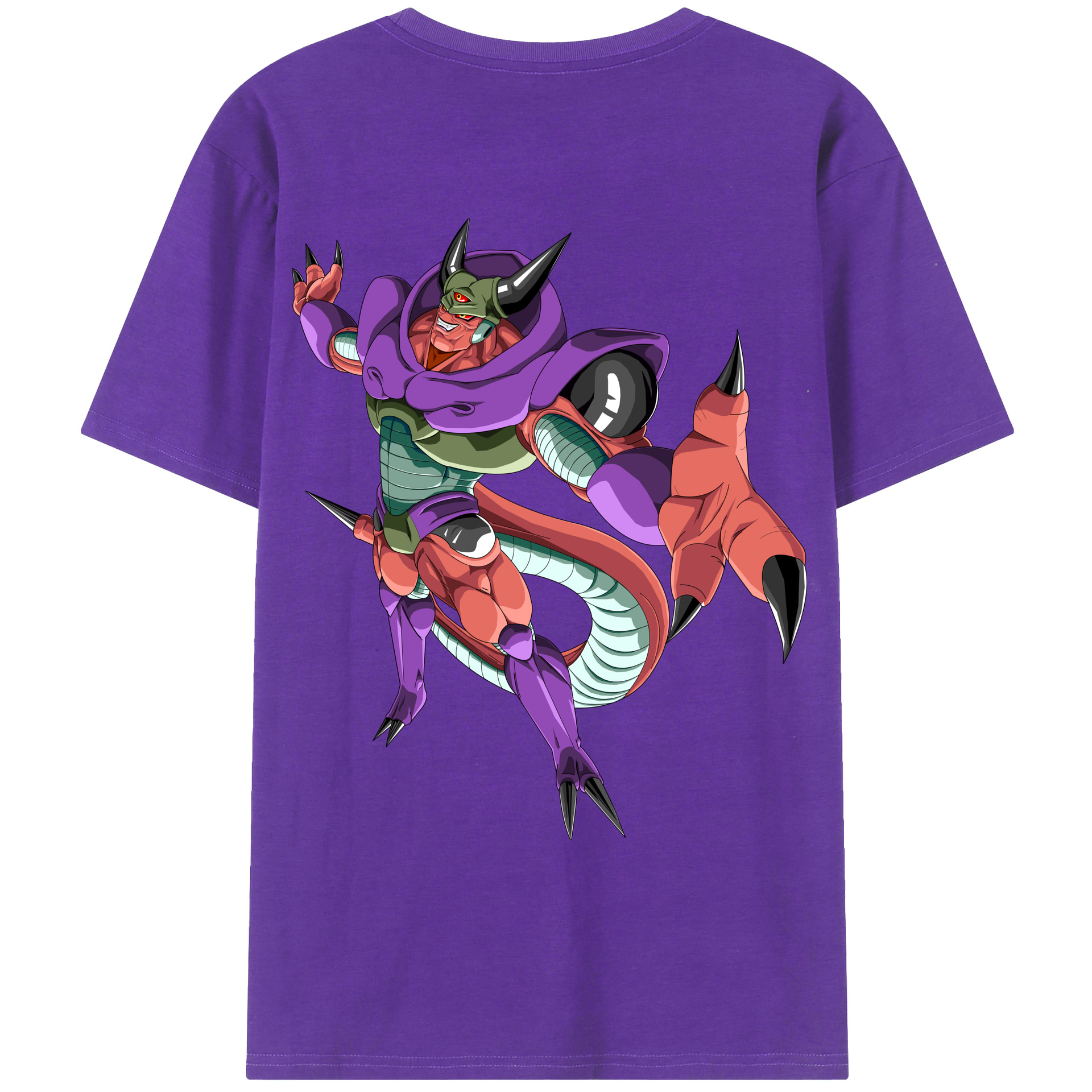 （画像用） ドラゴンボール ジャネンバ DRAGON BALL Janemba 綿100％ メンズ半袖Tシャツ（バックプリント） 通気性