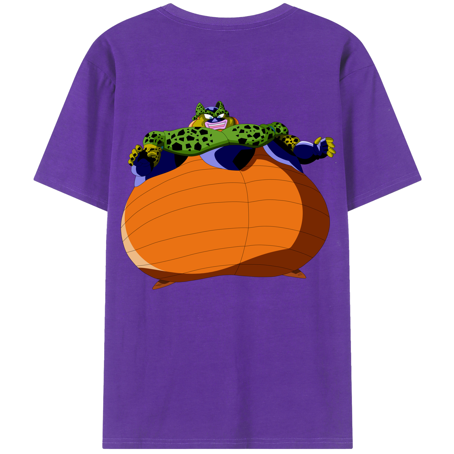 （画像用） ドラゴンボール セル DRAGON BALL Cell 綿100％ メンズ半袖Tシャツ（バックプリント） 通気性