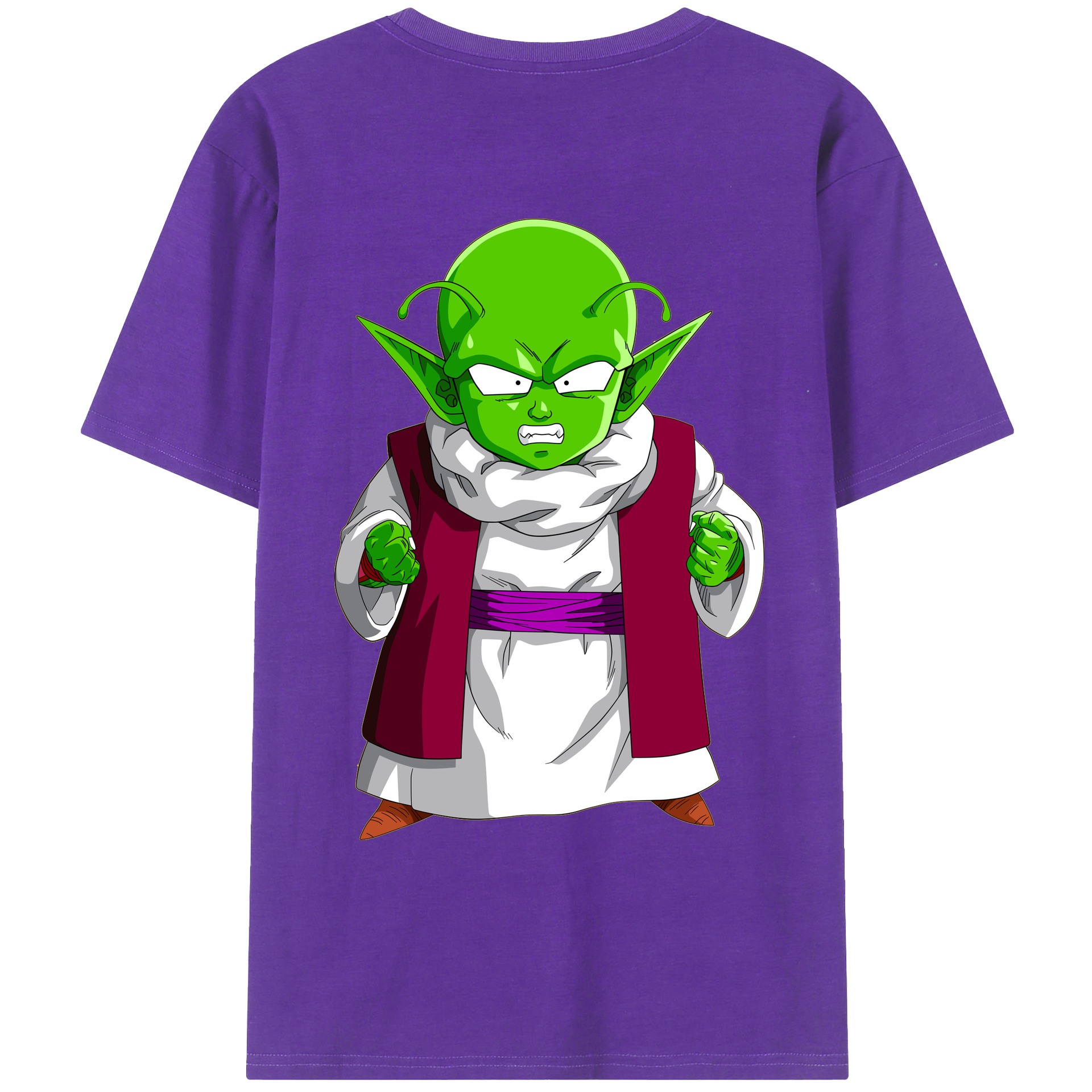 （画像用） ドラゴンボール ピッコロ DRAGON BALL Piccolo 綿100％ メンズ半袖Tシャツ（バックプリント） 通気性