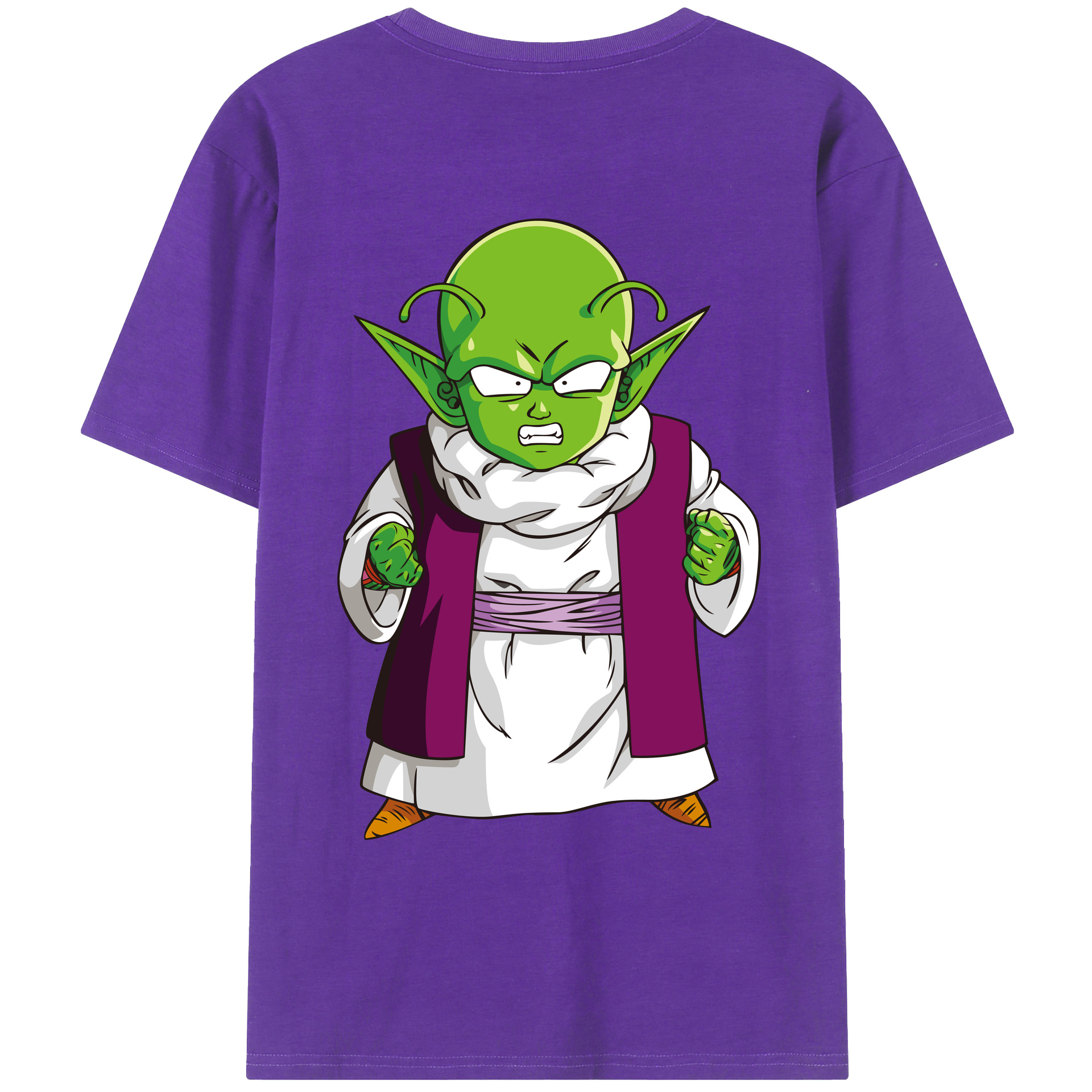 （画像用） ドラゴンボール ピッコロ DRAGON BALL Piccolo 綿100％ メンズ半袖Tシャツ（バックプリント） 通気性