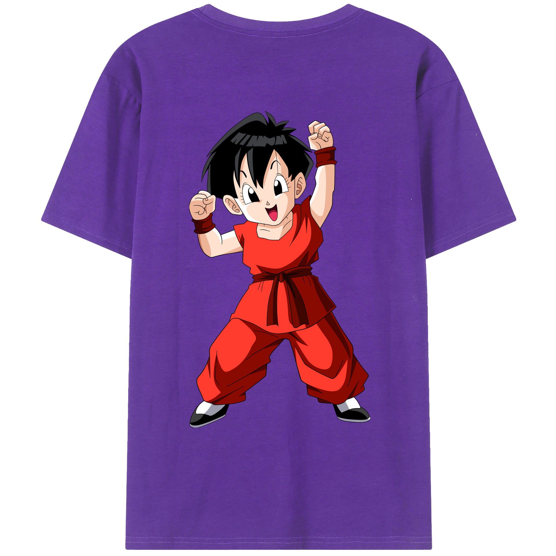 （画像用） ドラゴンボール パン DRAGON BALL Pan 綿100％ メンズ半袖Tシャツ（バックプリント） 通気性