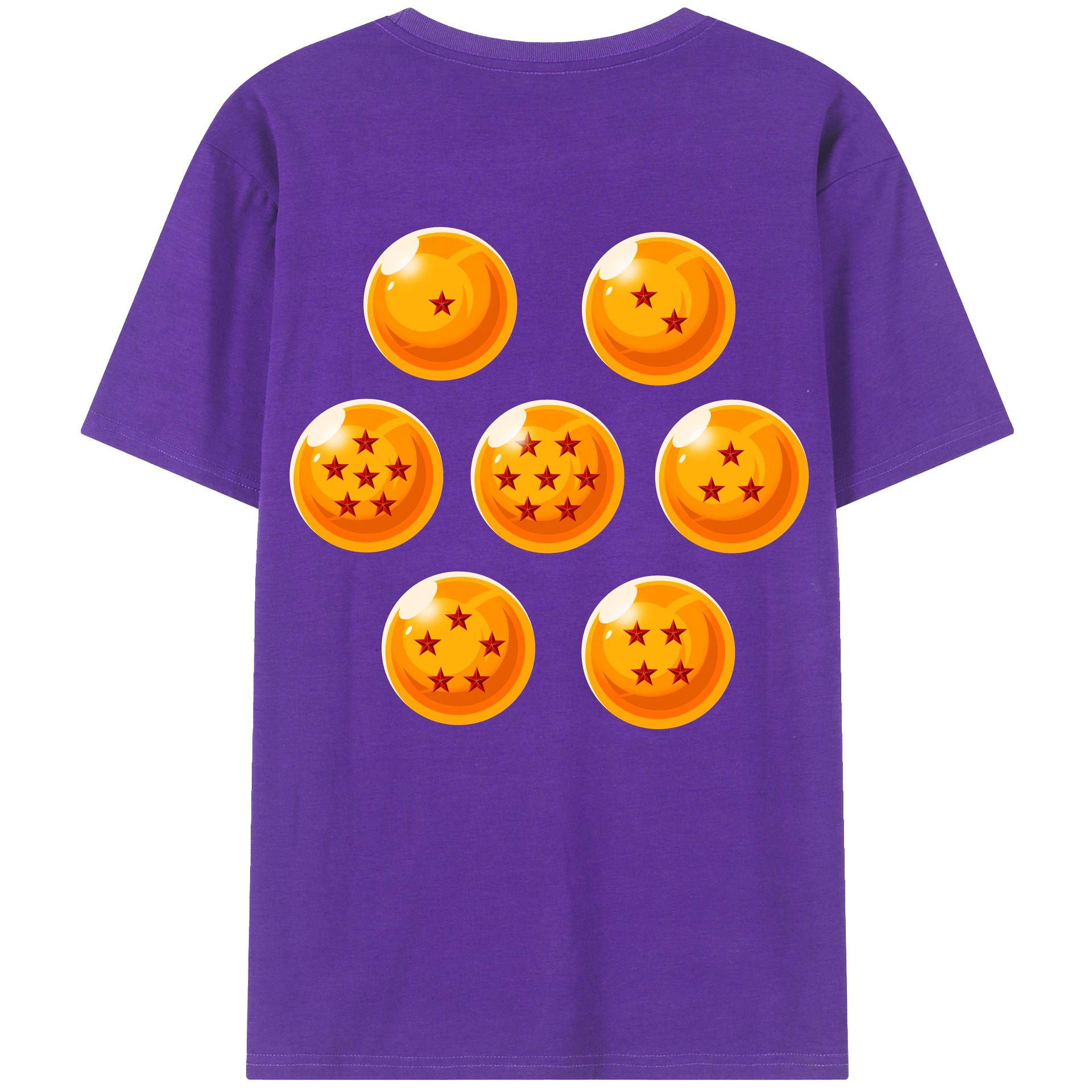 （画像用） ドラゴンボール DRAGON BALL 綿100％ メンズ半袖Tシャツ（バックプリント） 通気性