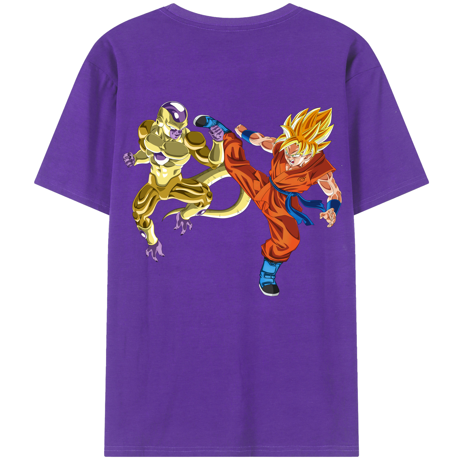 （画像用） ドラゴンボール DRAGON BALL 綿100％ メンズ半袖Tシャツ（バックプリント） 通気性