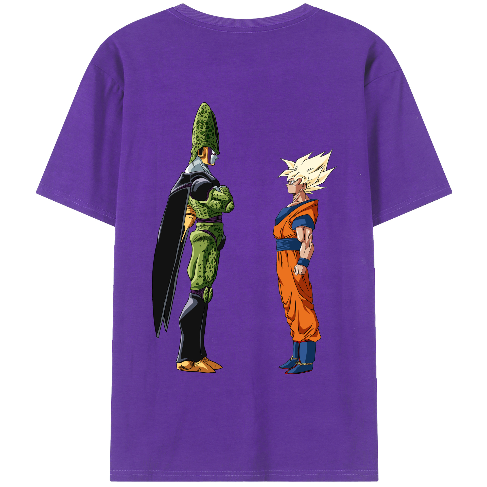 （画像用） ドラゴンボール DRAGON BALL 綿100％ メンズ半袖Tシャツ（バックプリント） 通気性