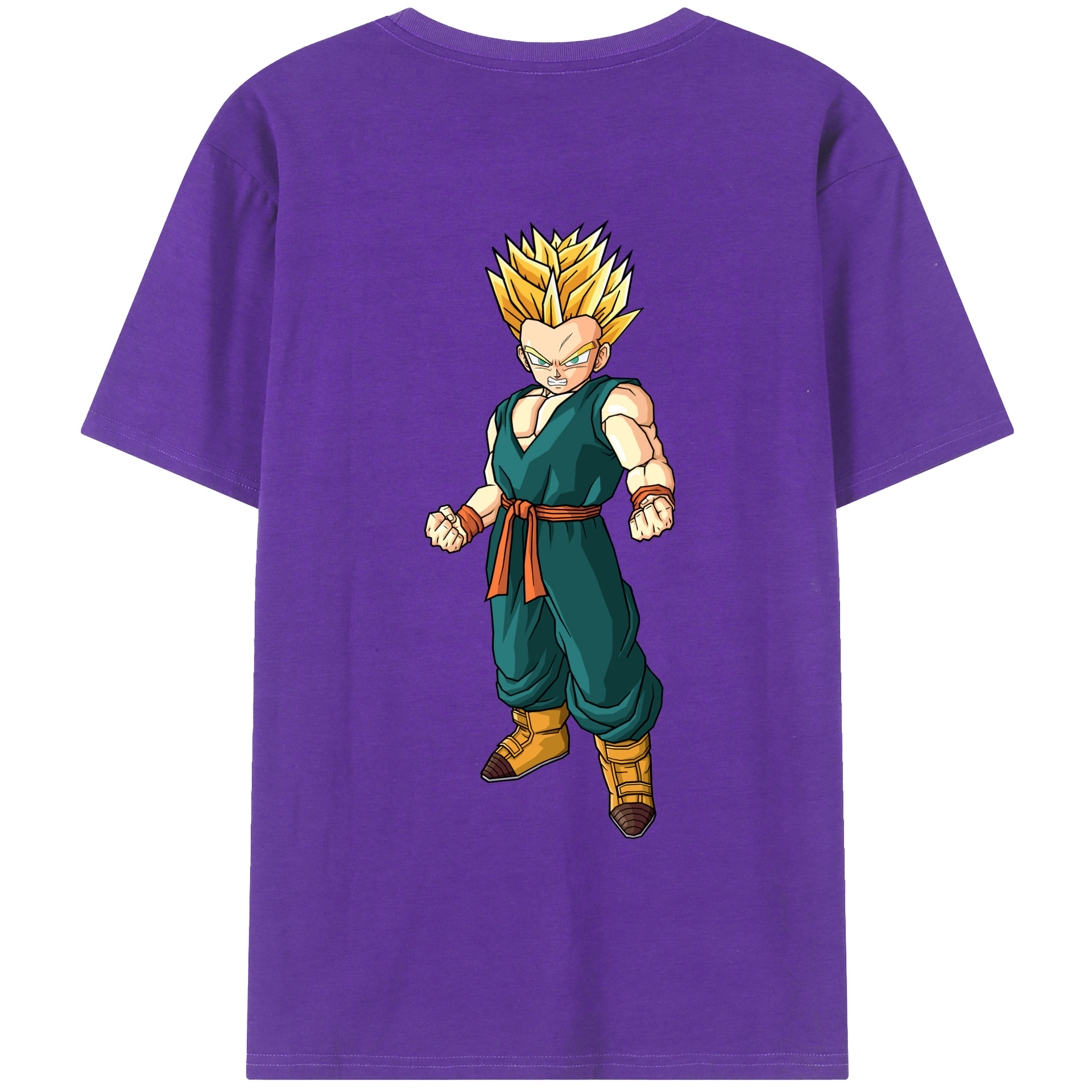 （画像用） ドラゴンボール DRAGON BALL 綿100％ メンズ半袖Tシャツ（バックプリント） 通気性