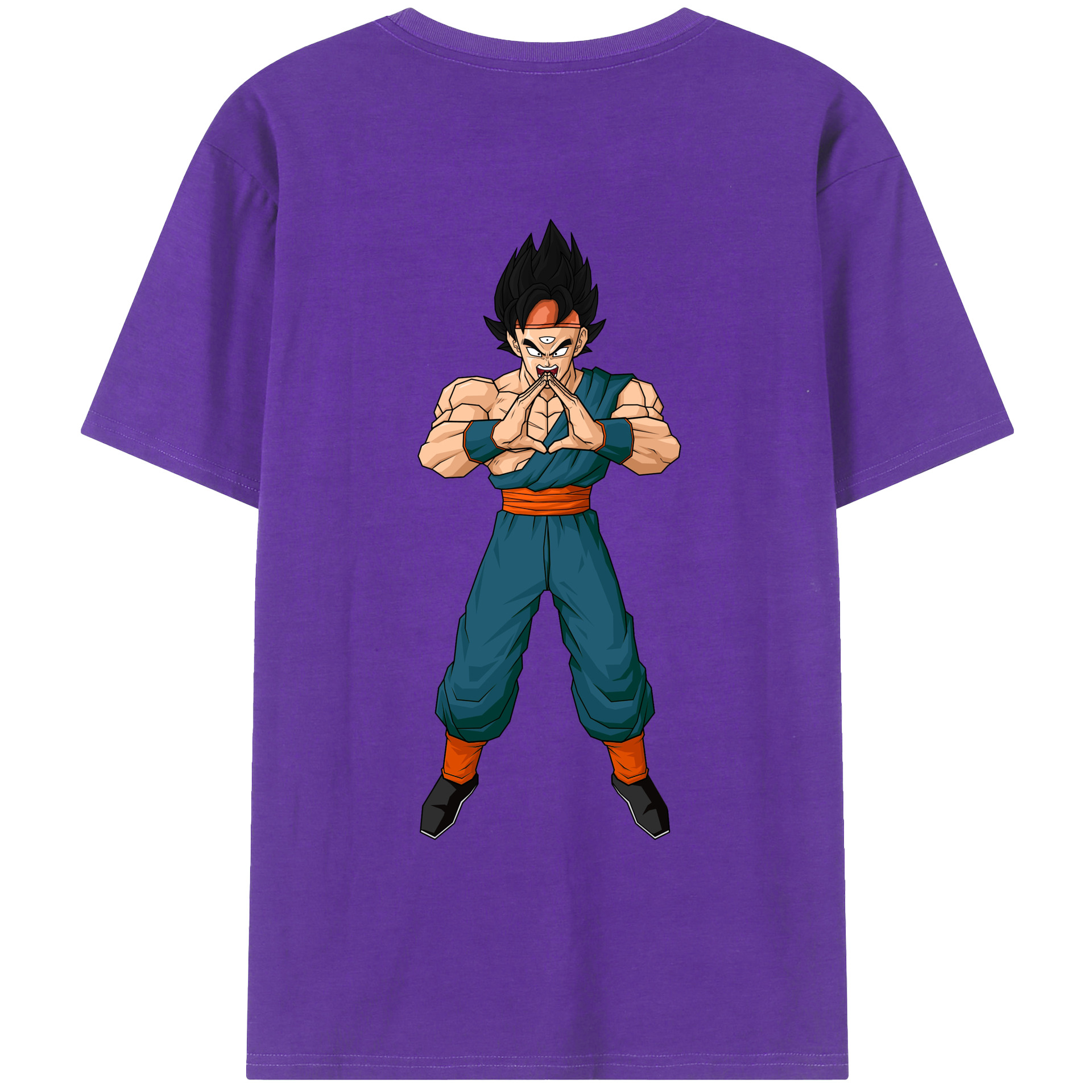 （画像用） ドラゴンボール DRAGON BALL 綿100％ メンズ半袖Tシャツ（バックプリント） 通気性