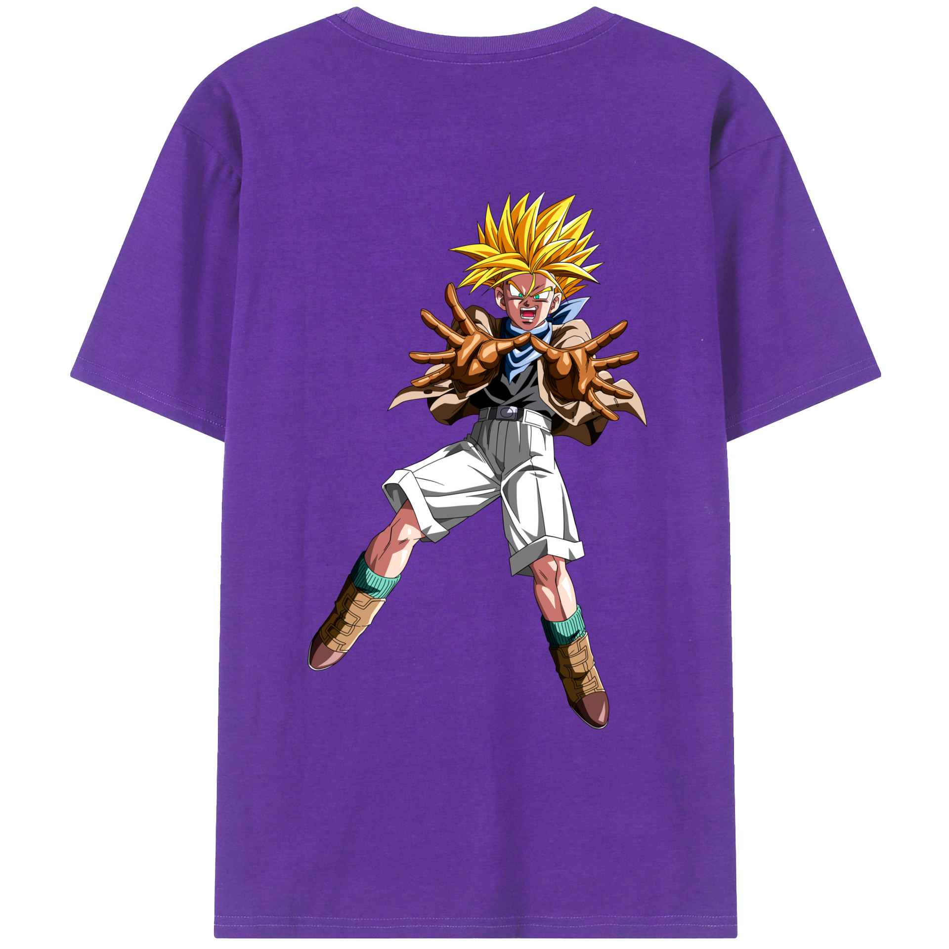 （画像用） ドラゴンボール DRAGON BALL 綿100％ メンズ半袖Tシャツ（バックプリント） 通気性