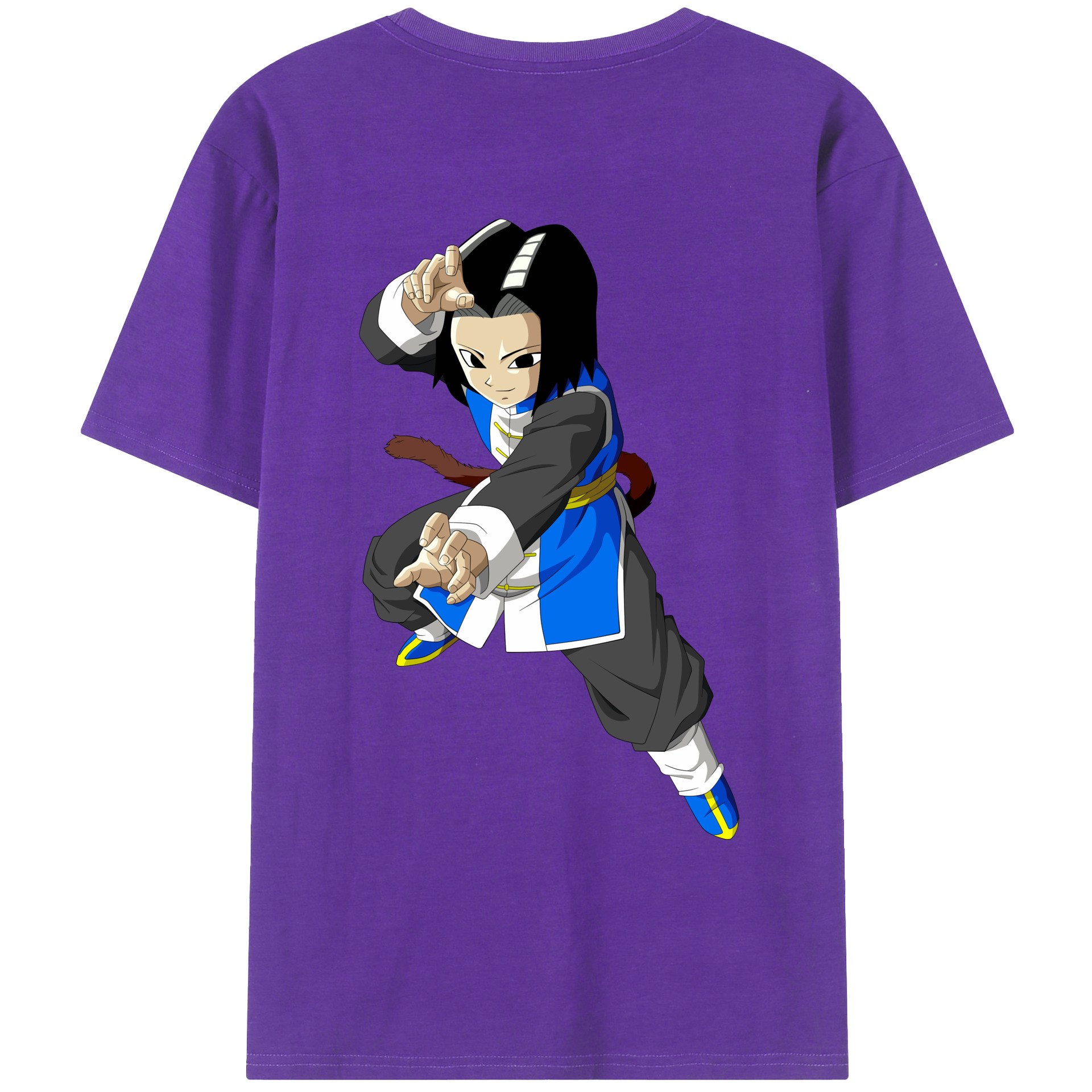 （画像用） ドラゴンボール DRAGON BALL 綿100％ メンズ半袖Tシャツ（バックプリント） 通気性