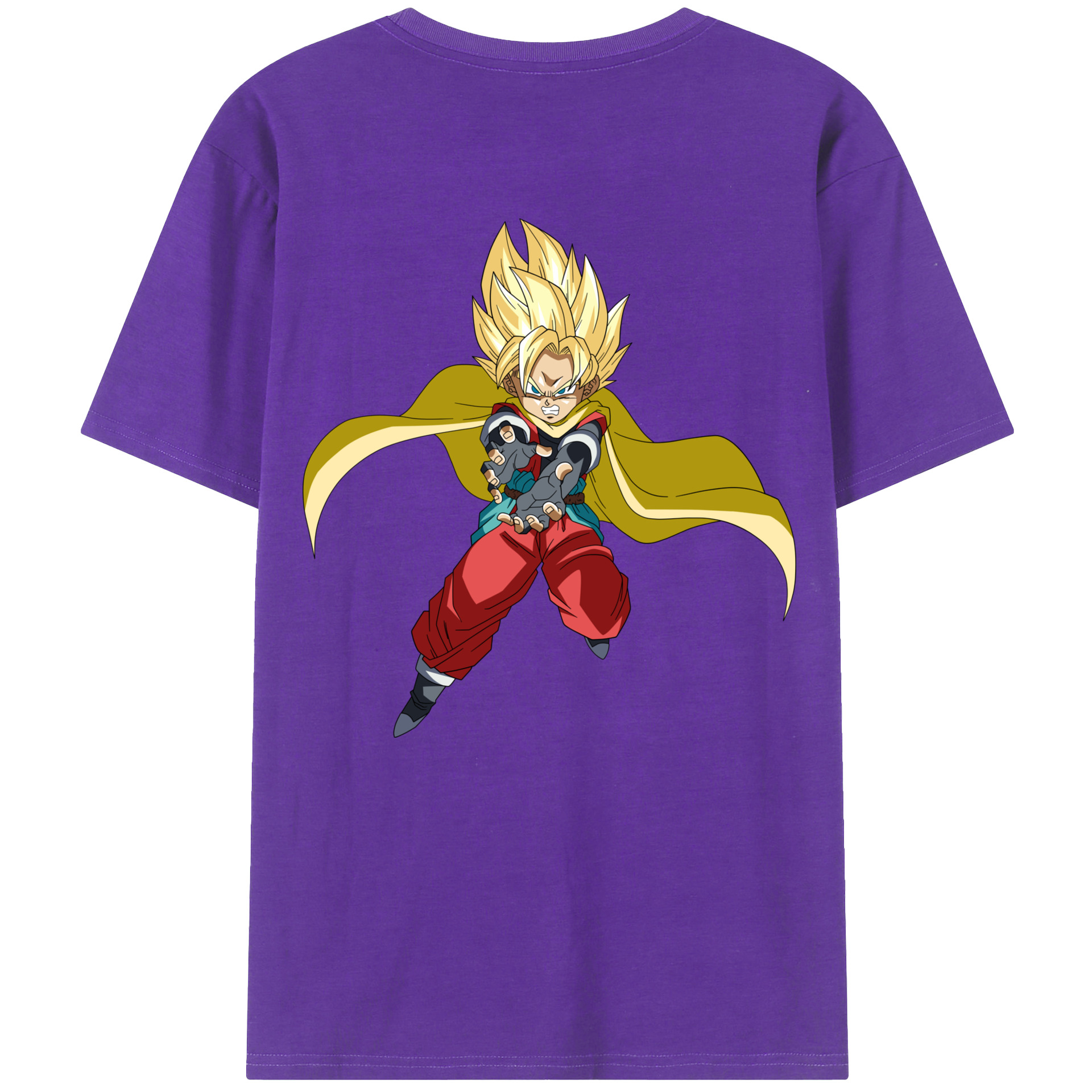 （画像用） ドラゴンボール DRAGON BALL 綿100％ メンズ半袖Tシャツ（バックプリント） 通気性