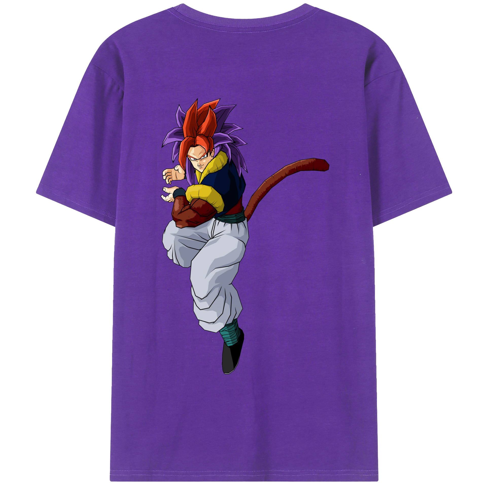 （画像用） ドラゴンボール DRAGON BALL 綿100％ メンズ半袖Tシャツ（バックプリント） 通気性